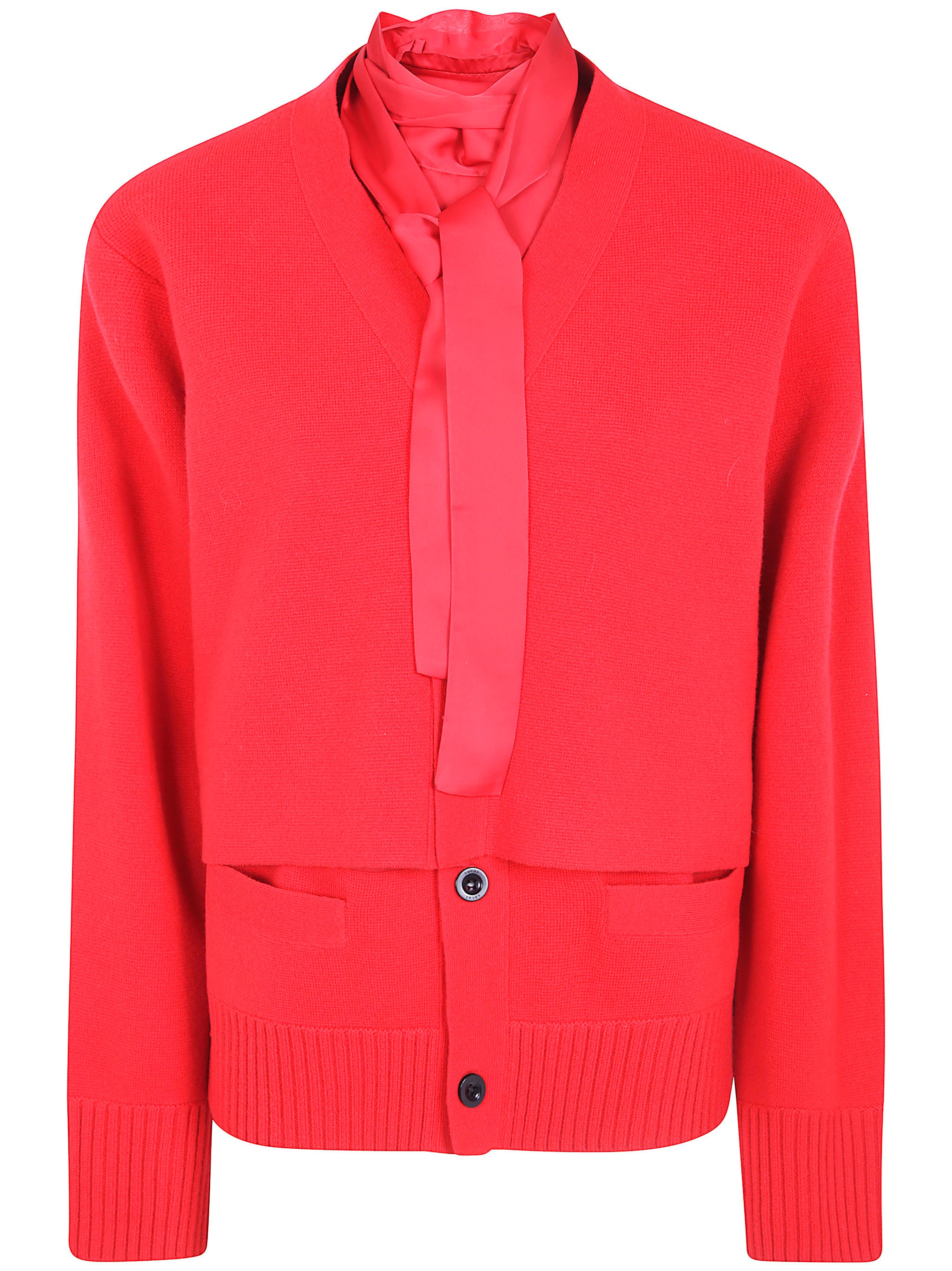 Sacai Sweater Wool Knit Cardigan