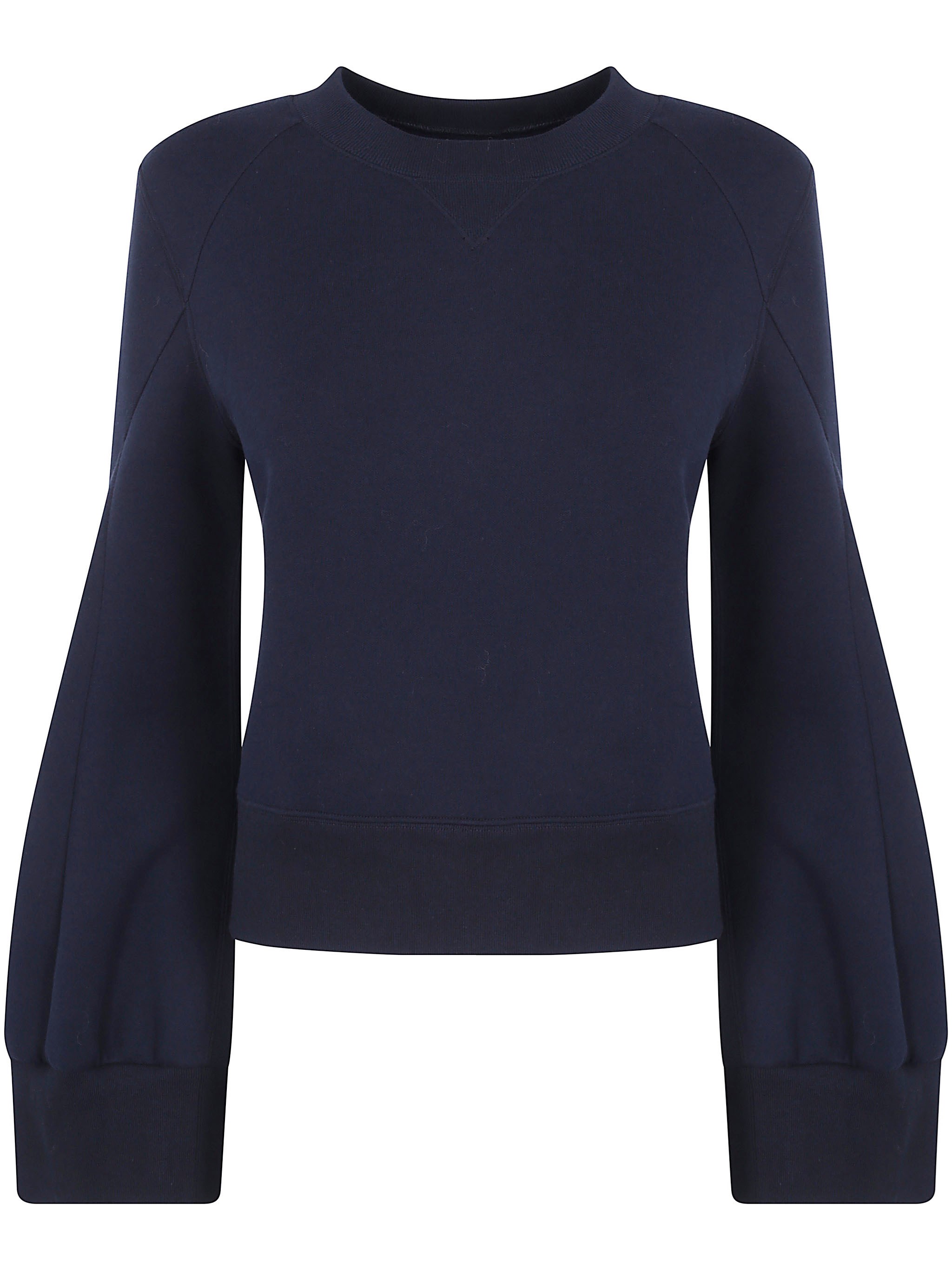Sacai Sweater Long Sleeve "sponge Sweat Pullover" In Black