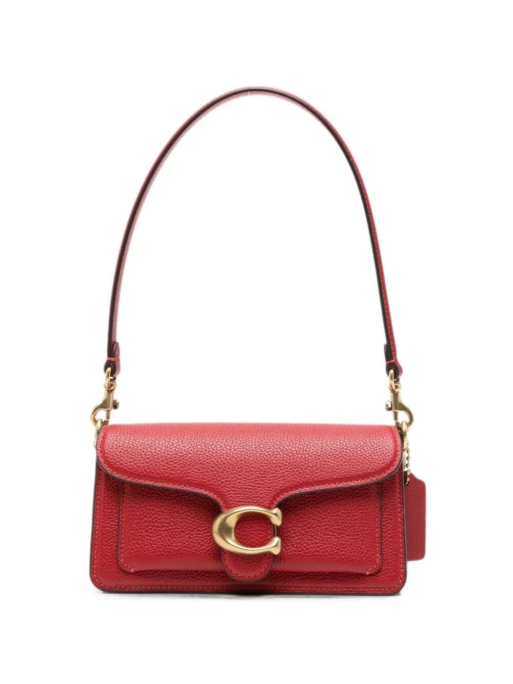 Pebble Leather "Tabby 20" Shoulder Bag