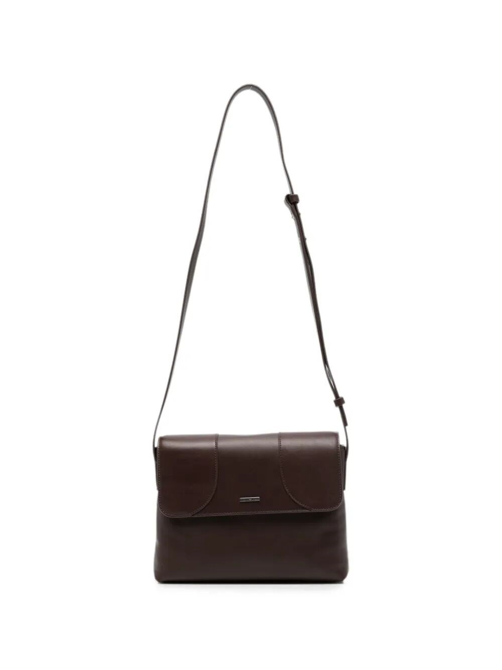 EMPORIO ARMANI Cross Body Bag Calf Leather "Chocolate Brown"