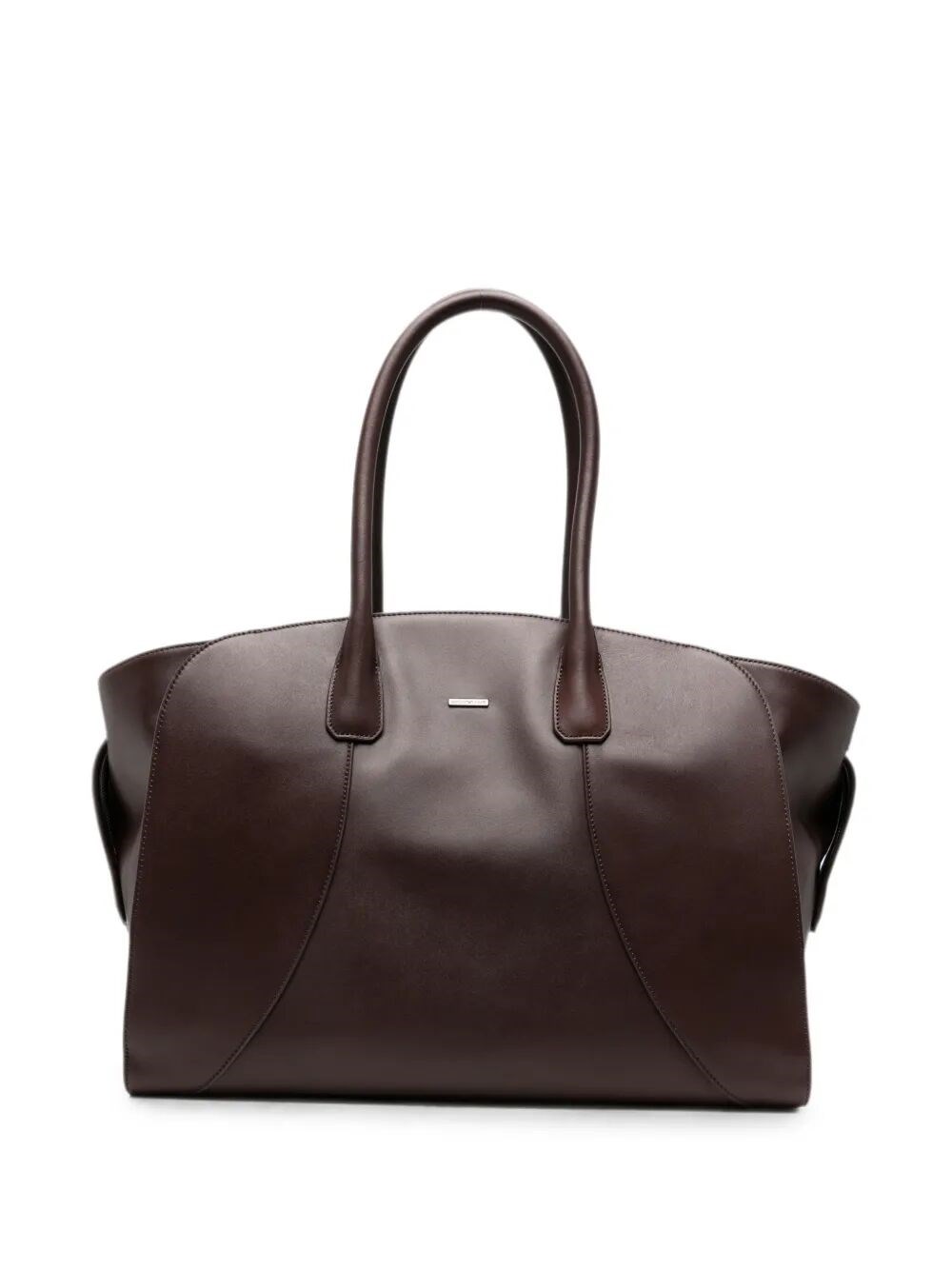 EMPORIO ARMANI Handbag Leather Chocolate Brown