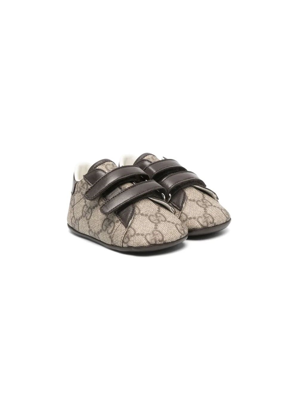 Gucci Boots Gg Print Supreme In Beige