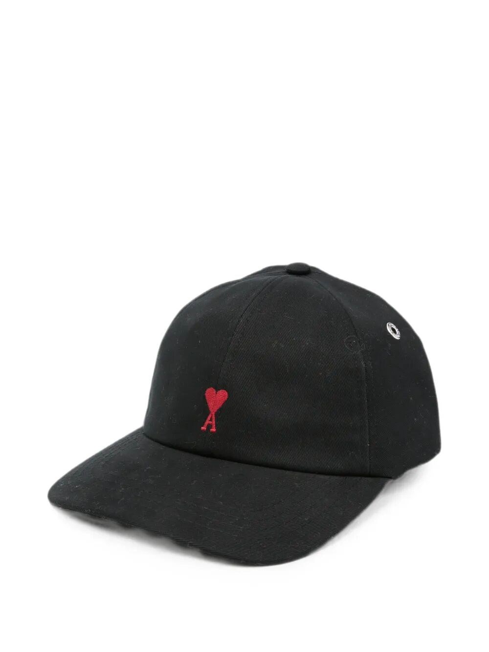 AMI ALEXANDRE MATTIUSSI Hat With Heart Embroidery "Quota Ami De Coeur"