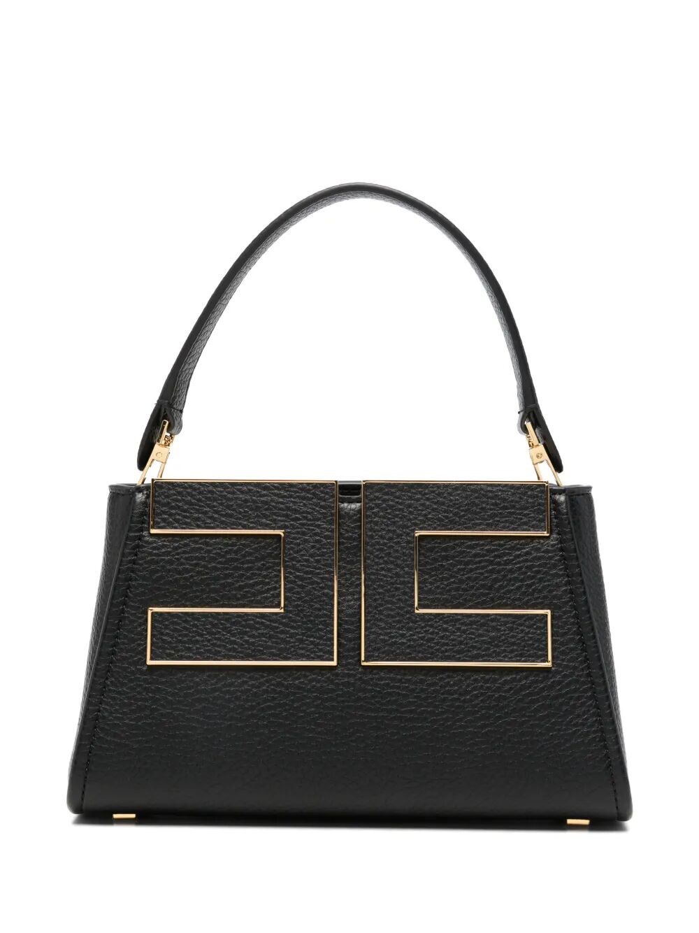 Gold Accents "Bs07A66E2 110 Black" Shoulder Bag