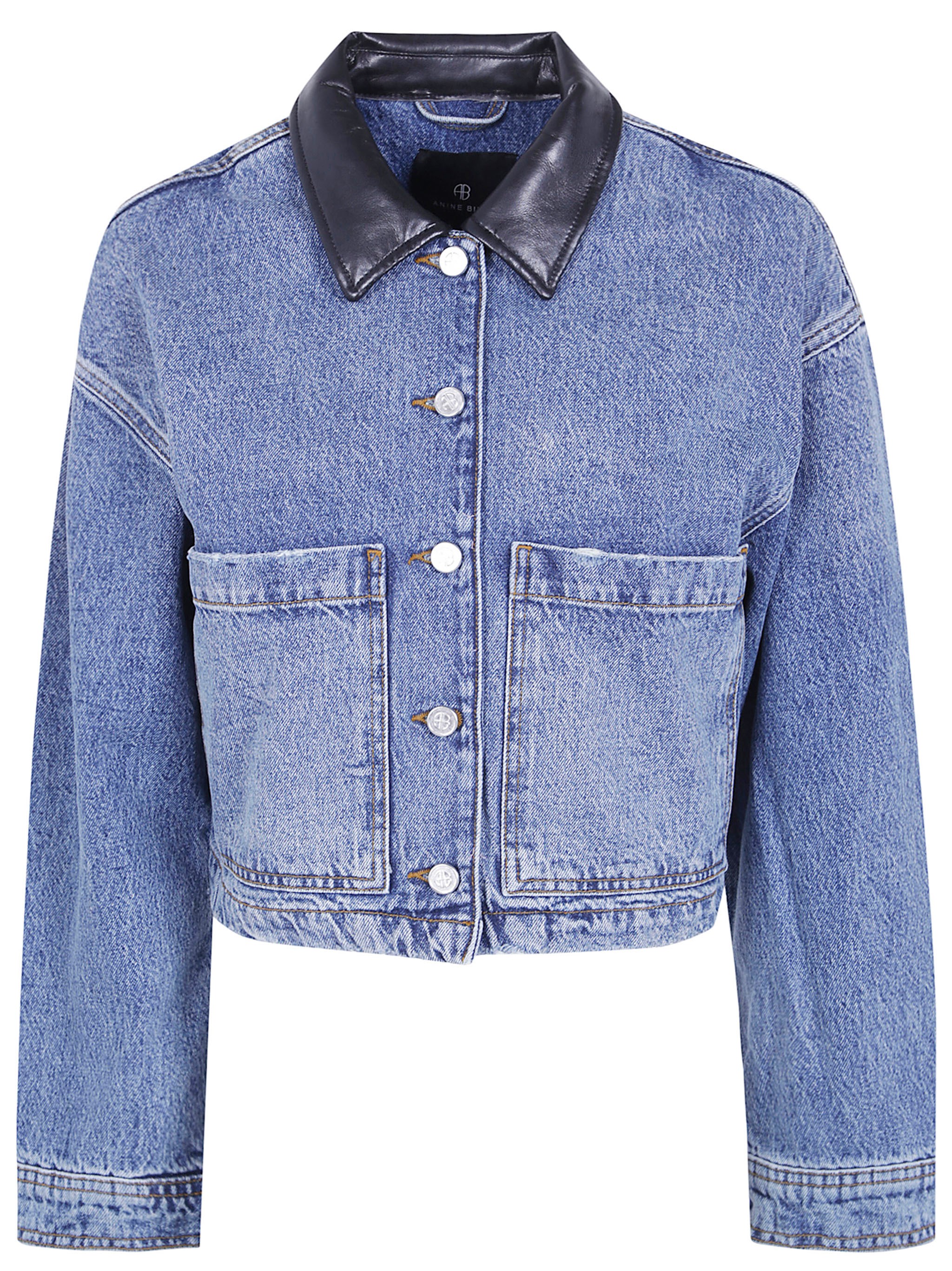 ANINE BING Jacket Washed Blue "Yuma"