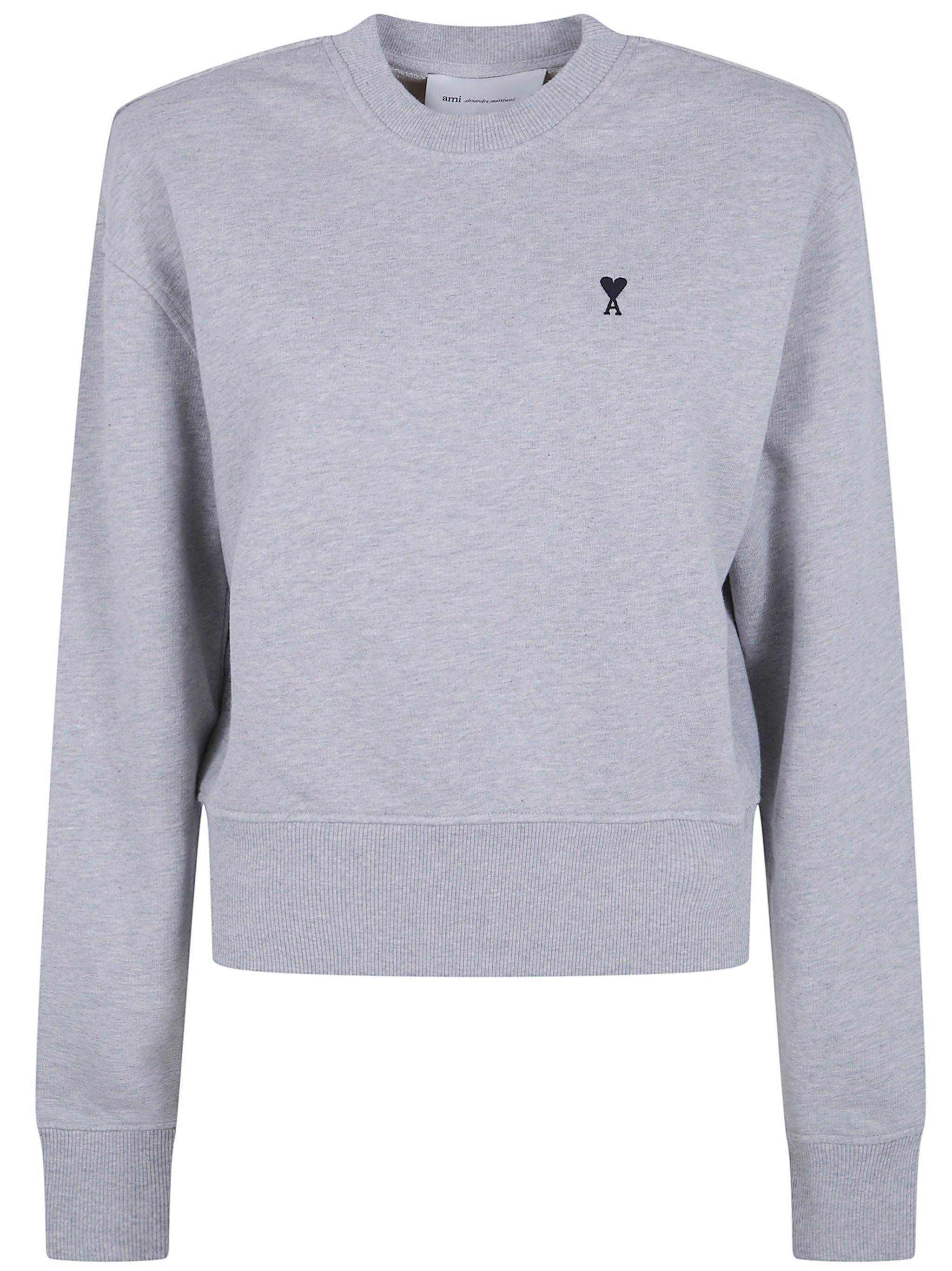 Contrast Detail "Quota Ami De Coeur Sweatshirt