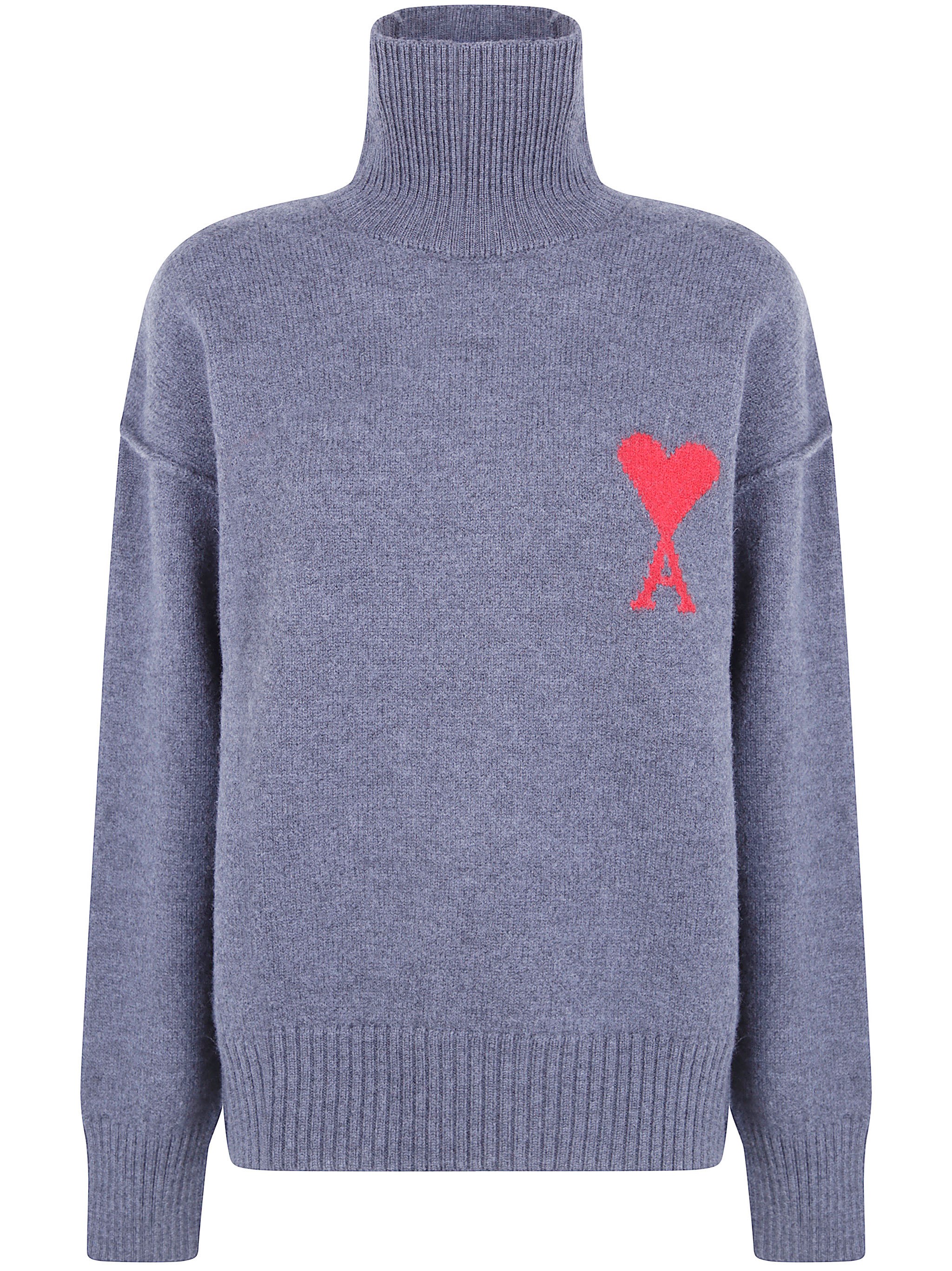 Funnel Neck "Quota Ami De Coeur" Sweater