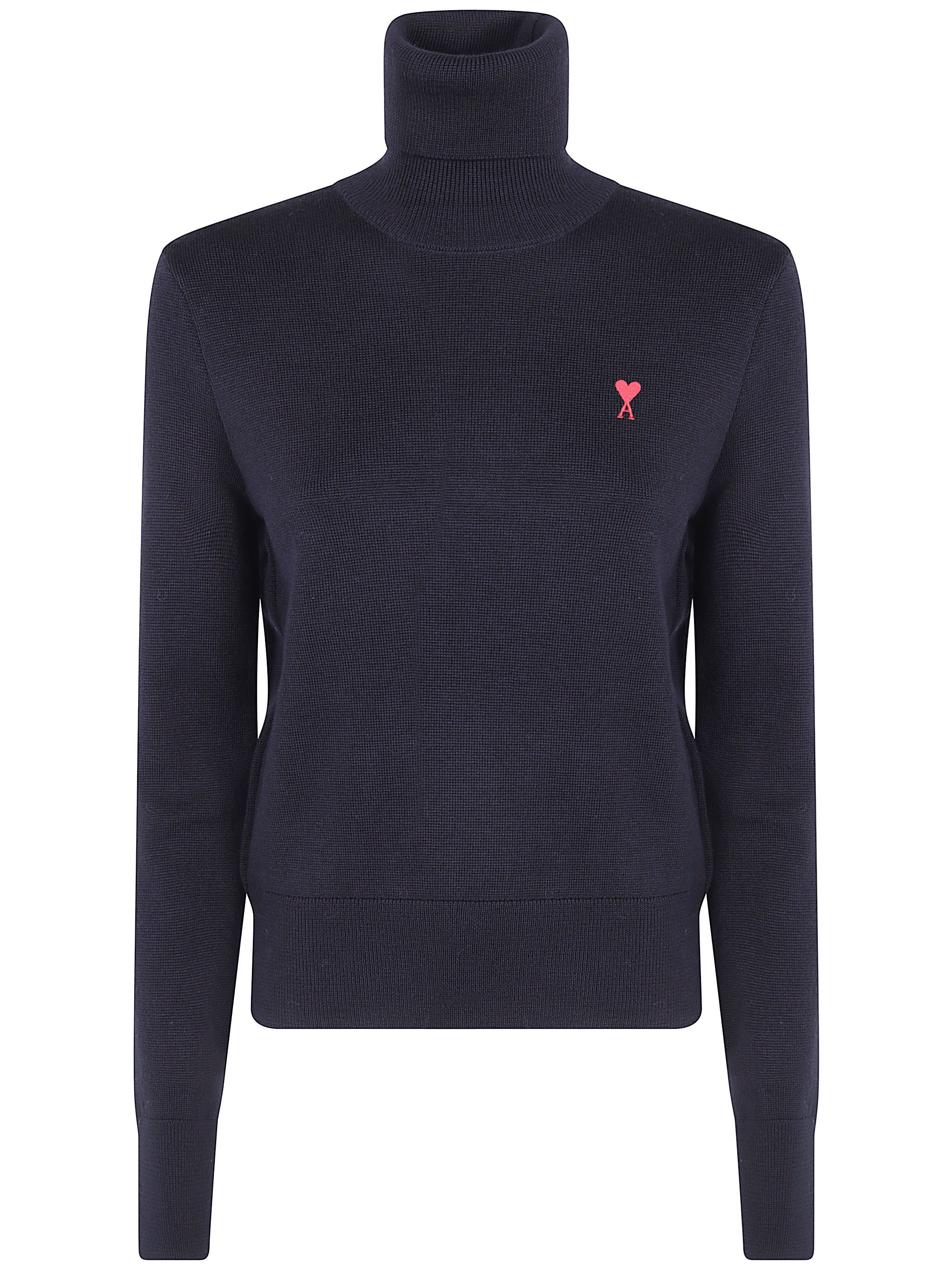 AMI ALEXANDRE MATTIUSSI Sweater Turtleneck “Quota Ami De Coeur”
