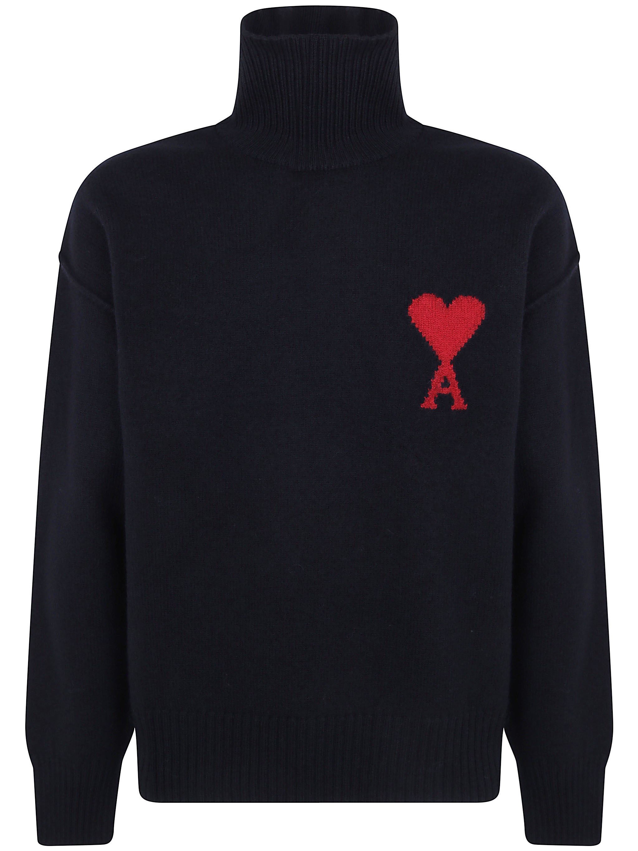 Funnel Neck "Quota Ami De Coeur" Sweater