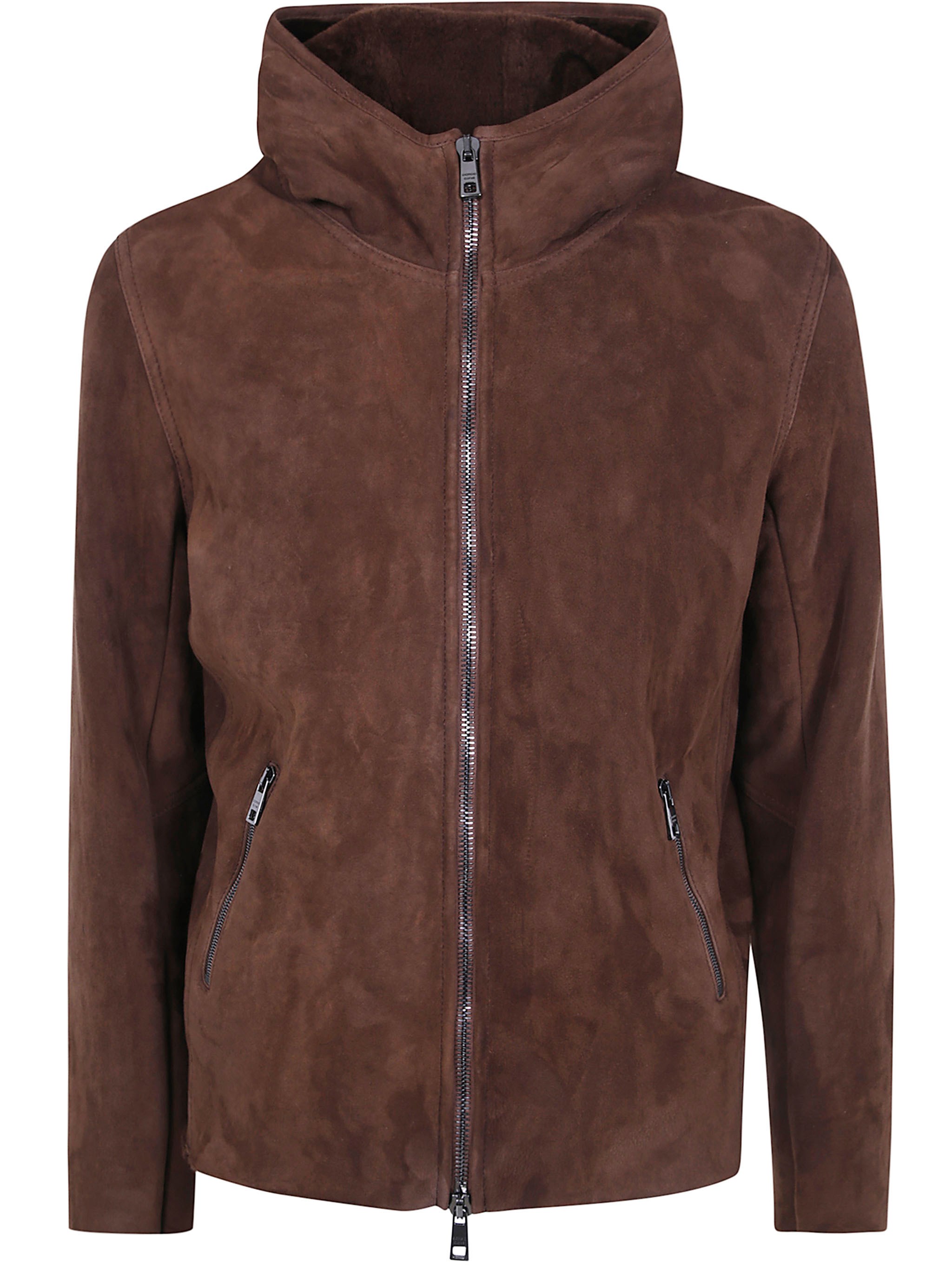 GIORGIO BRATO Jacket Leather “Gu27f.26001.Bcsd Havana”
