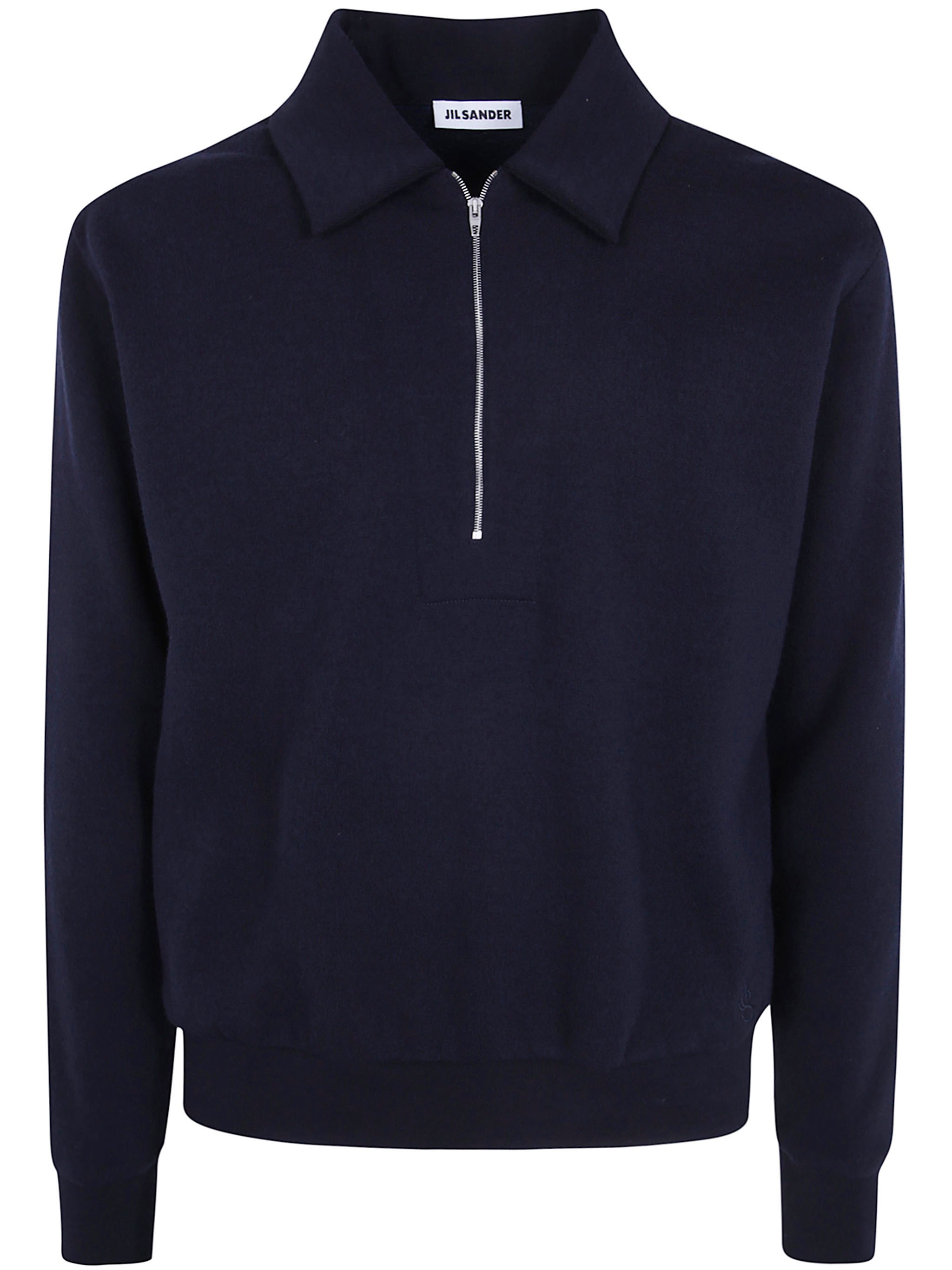 Jil Sander Sweatshirt Crew Neck Long Sleeves 'Embroidered'