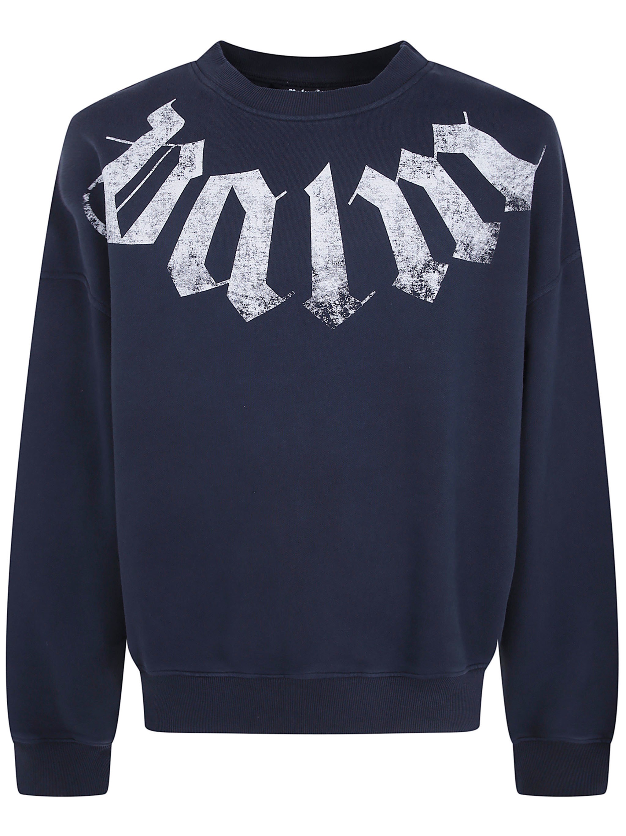 Palm Angels PALM ANGELS Sweatshirt Loose Crew "Big Neck Logo"　PALM ANGELS スウェット ルーズクルー "ビッグネックロゴ"