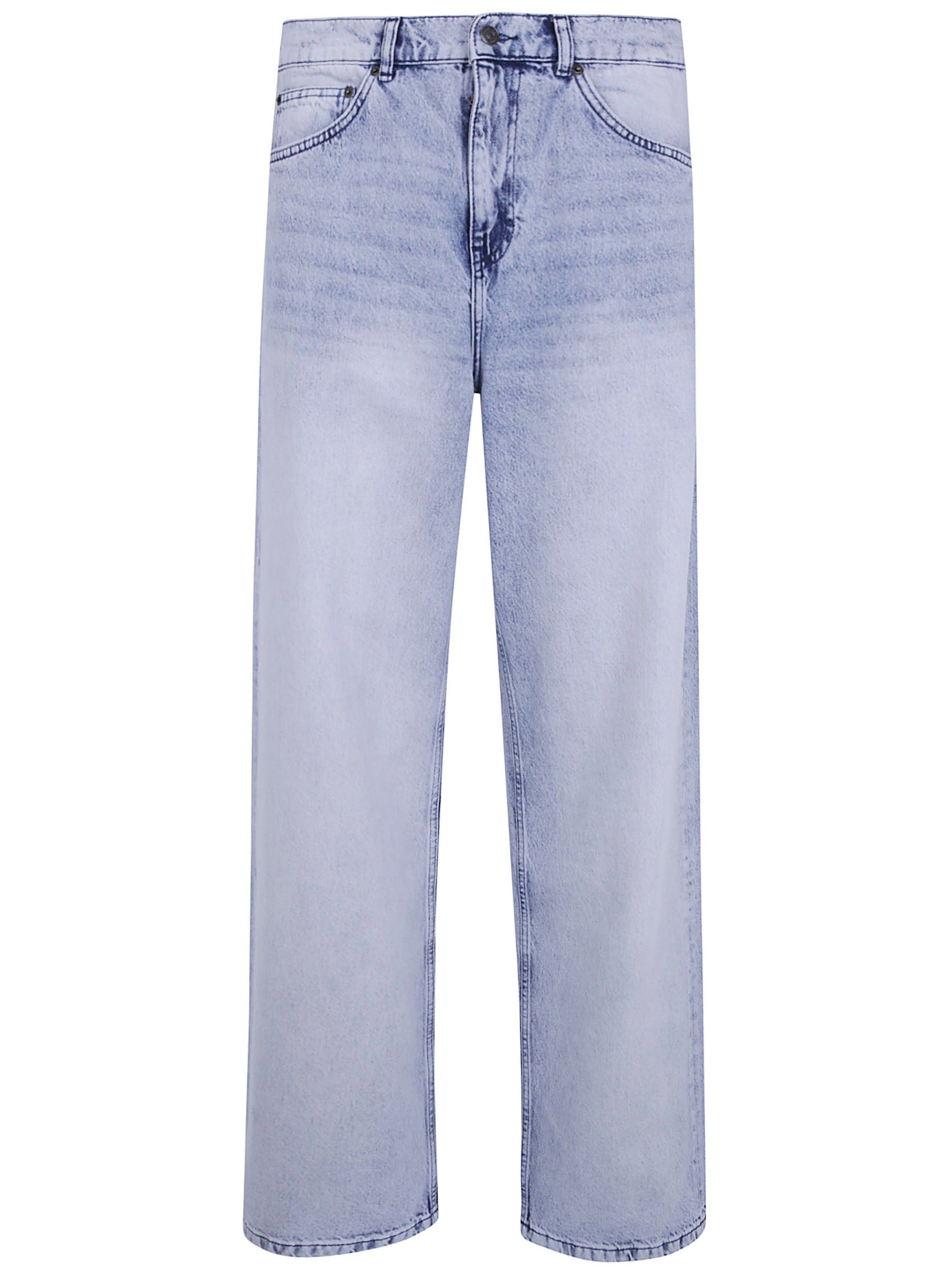 LES DEUX Jeans Straight Leg "Roi Bleached Denim"
