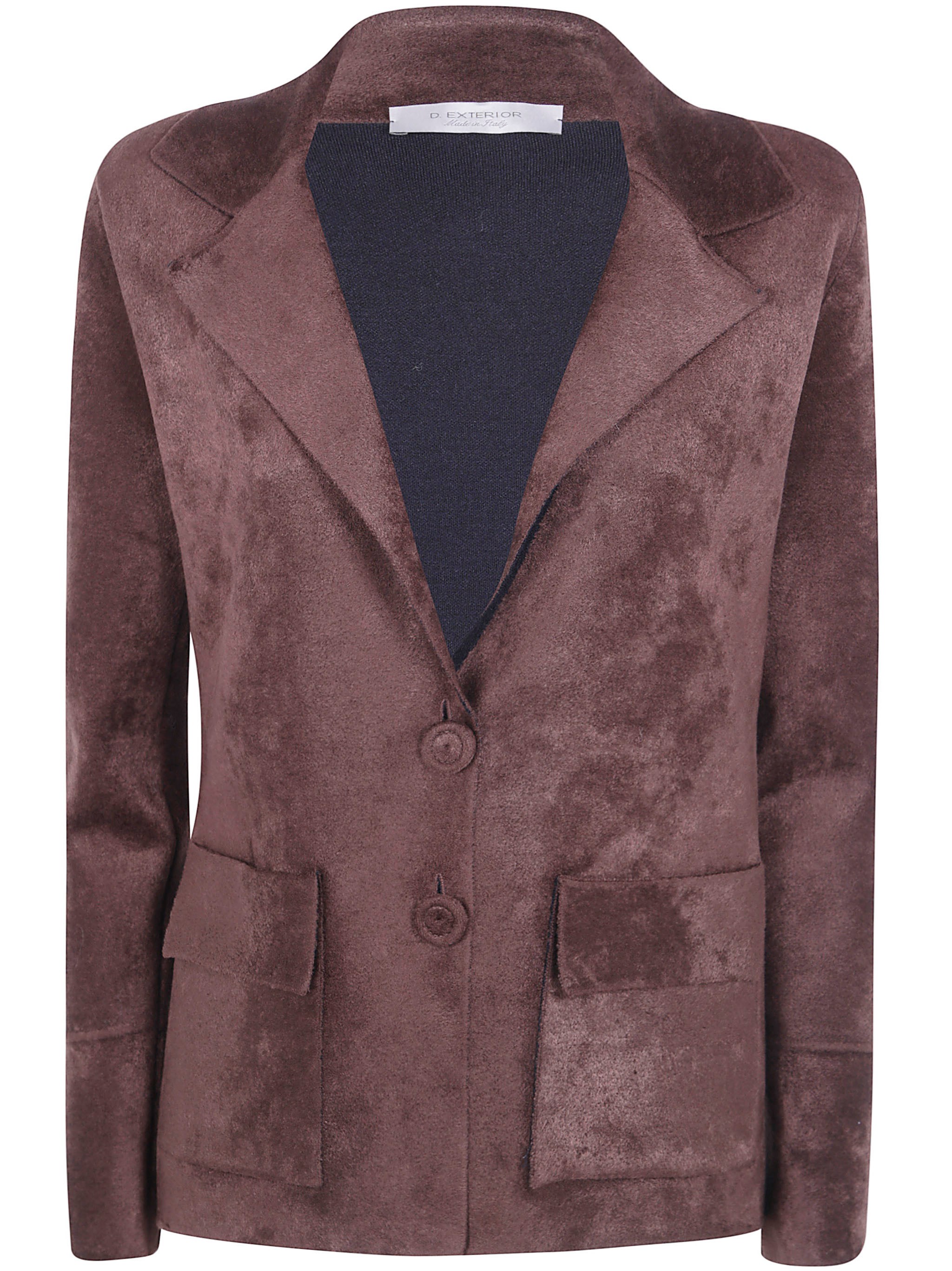 D. EXTERIOR Jacket Double Breasted "Cio Chocolate"