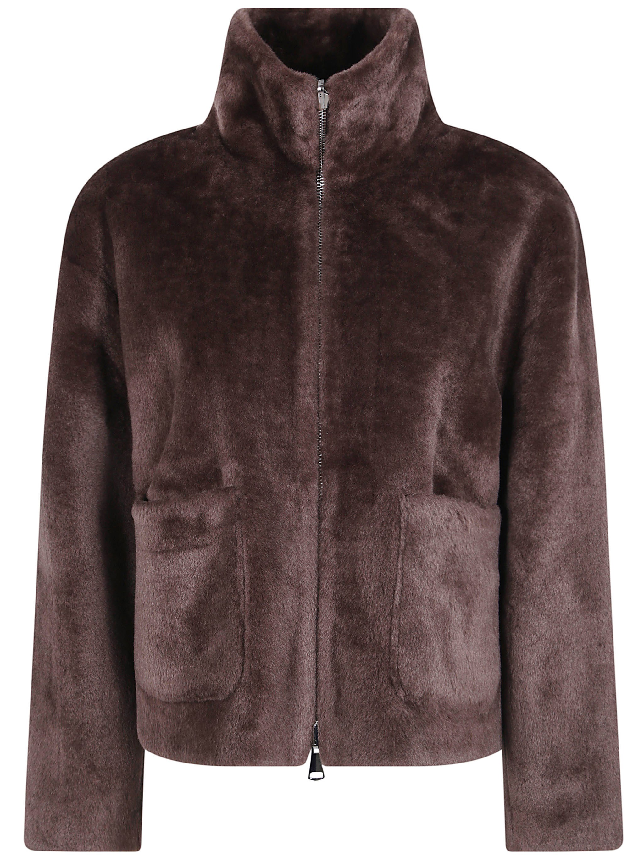 High Neck Zipped "Shao" Jacket