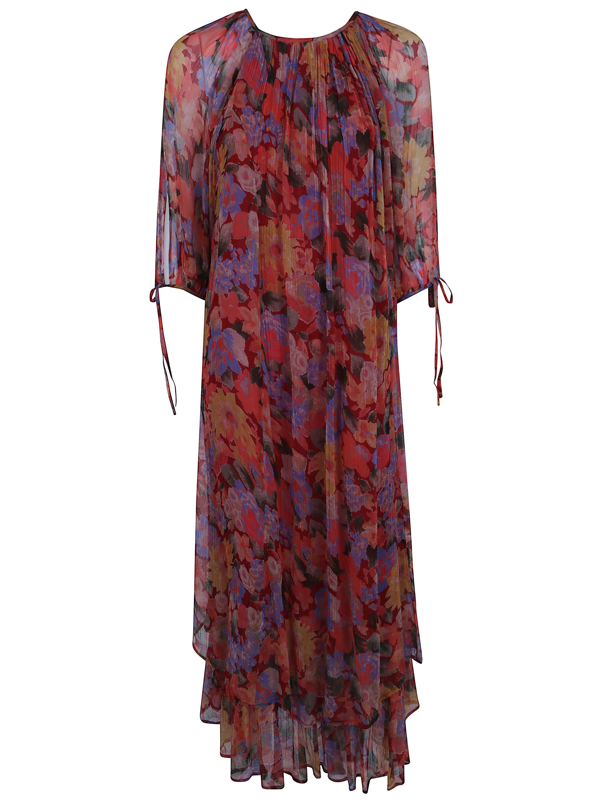RIXO Dress Floral Red "Hayden"