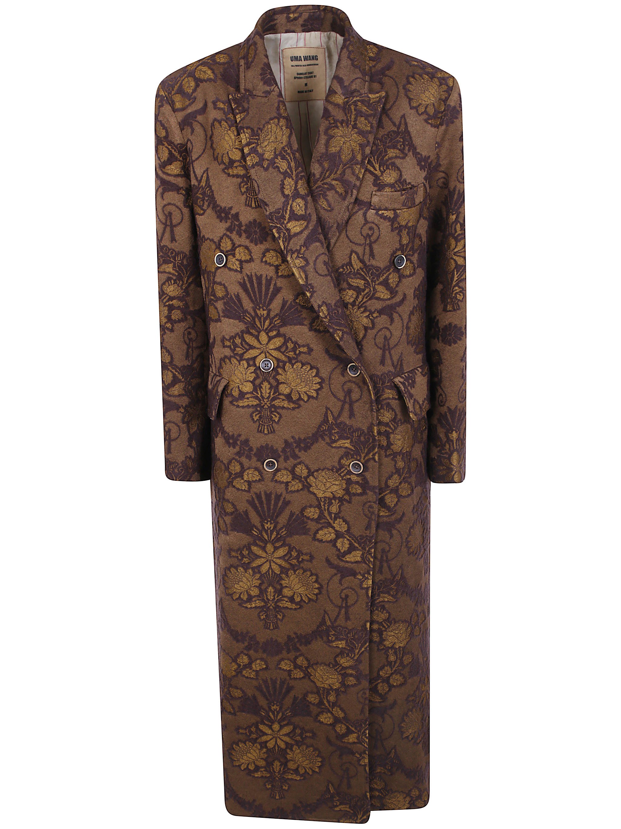 Uma Wang Coat Wool Blend “Camelot”