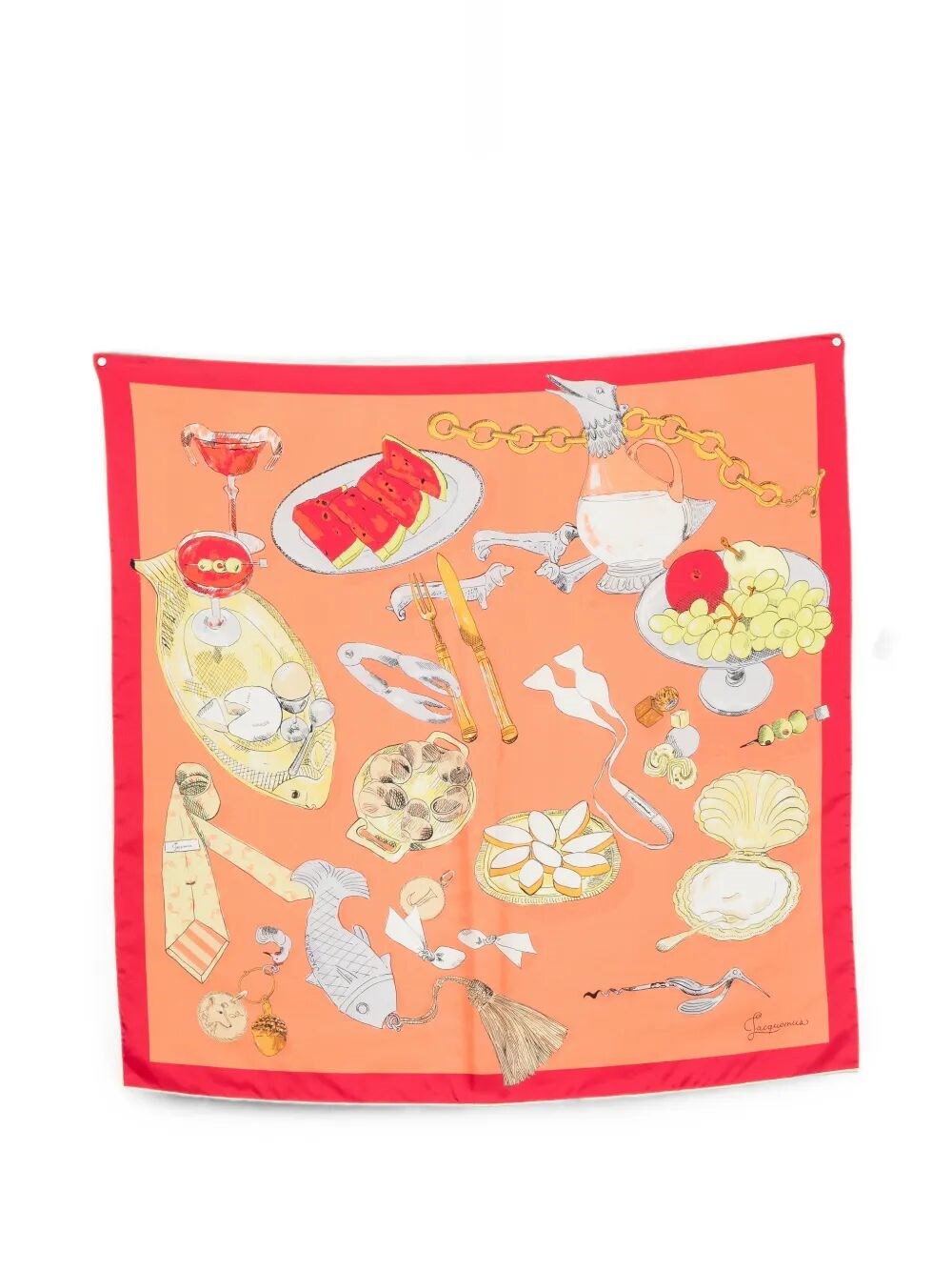JACQUEMUS JACQUEMUS Foulard Print "Cocktail"