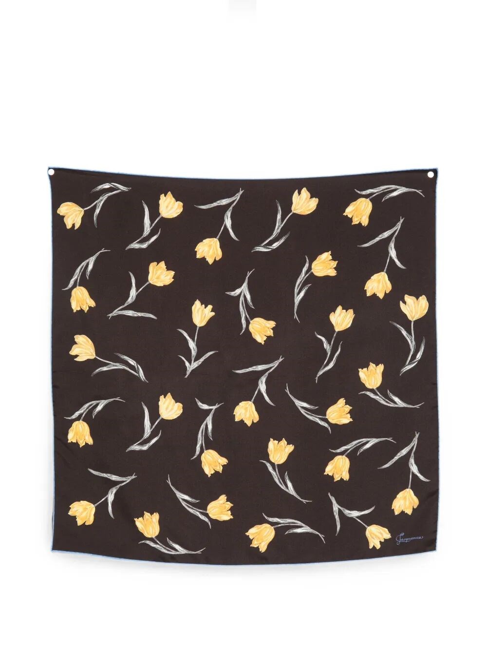 JACQUEMUS JACQUEMUS Foulard Tulipe Black Yellow
