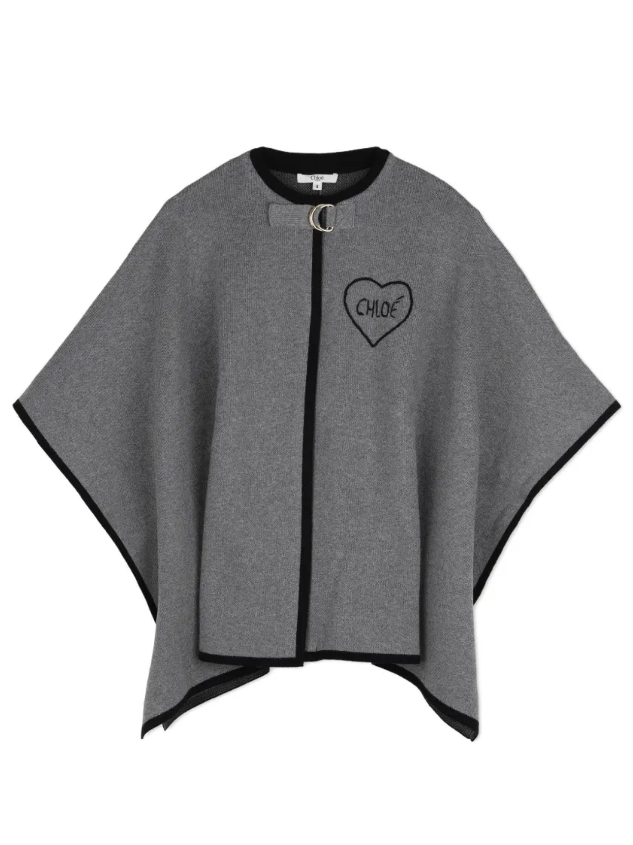 Chloe CHLOE KIDS Coat Heart Detail "Jardin Baroque"