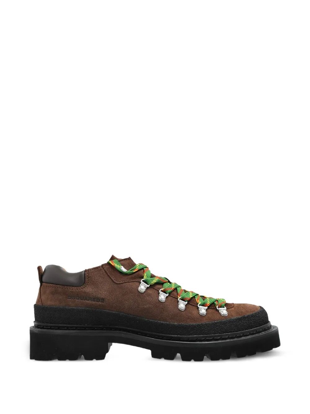 Dsquared2 Lace Up Shoe With Green Laces "Trekking Lace Up"