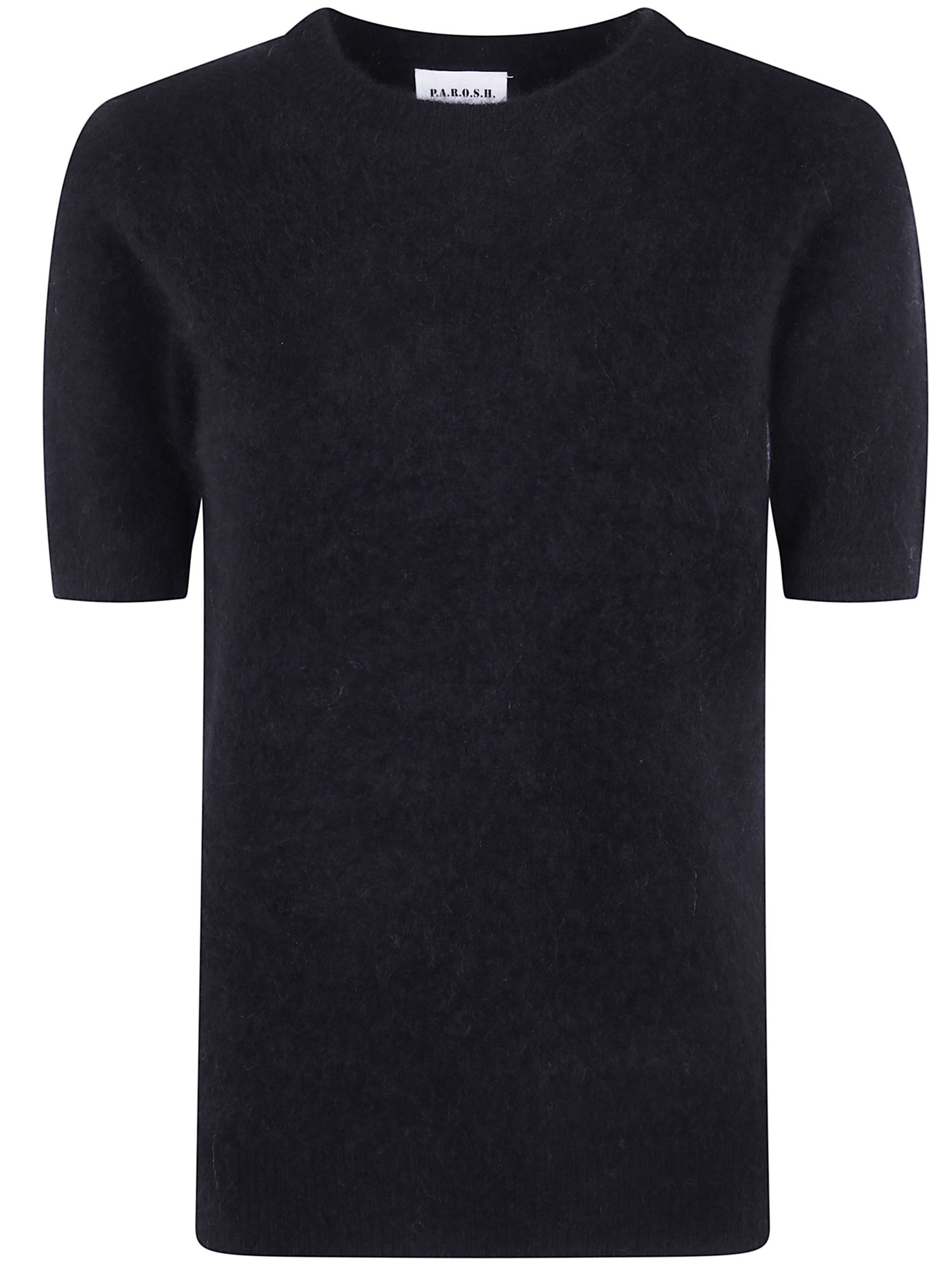 P. A.R. O.S. H. Sweater Short Sleeves “Yak Round Neck”
