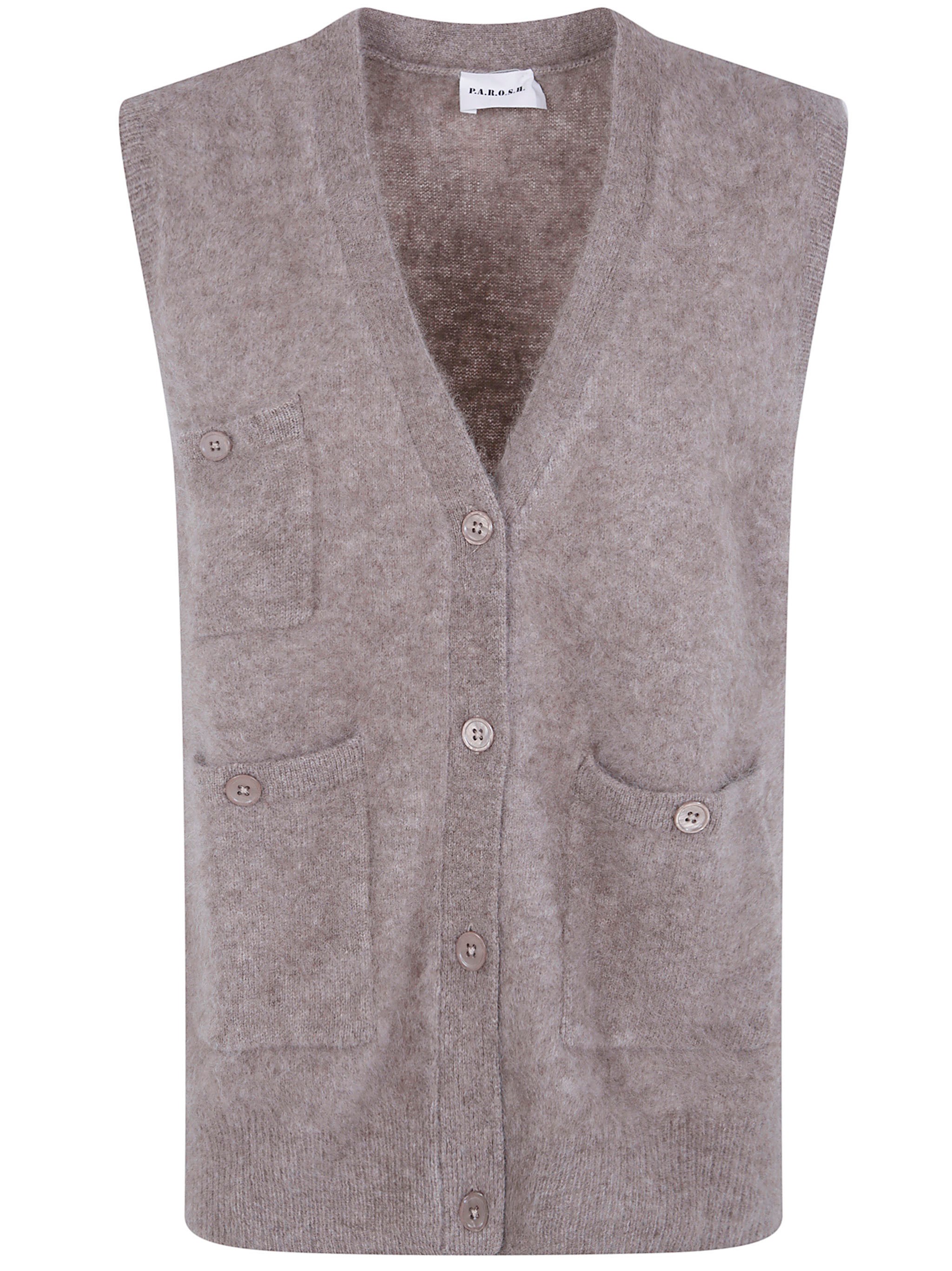 P. A.R. O.S. H. Sweater V Neck “Yak V Neck Gilet”