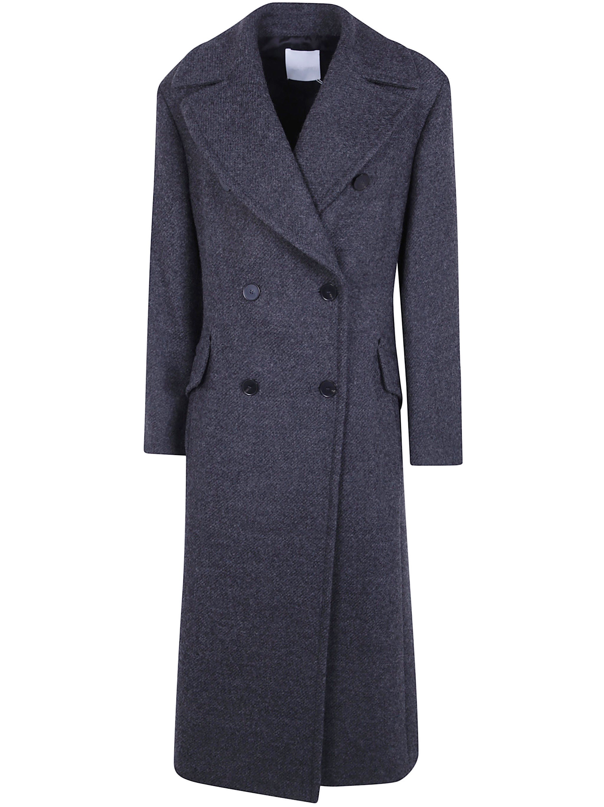 MANTU Coat Double Breasted “Ag8016.G17 978 Grey”