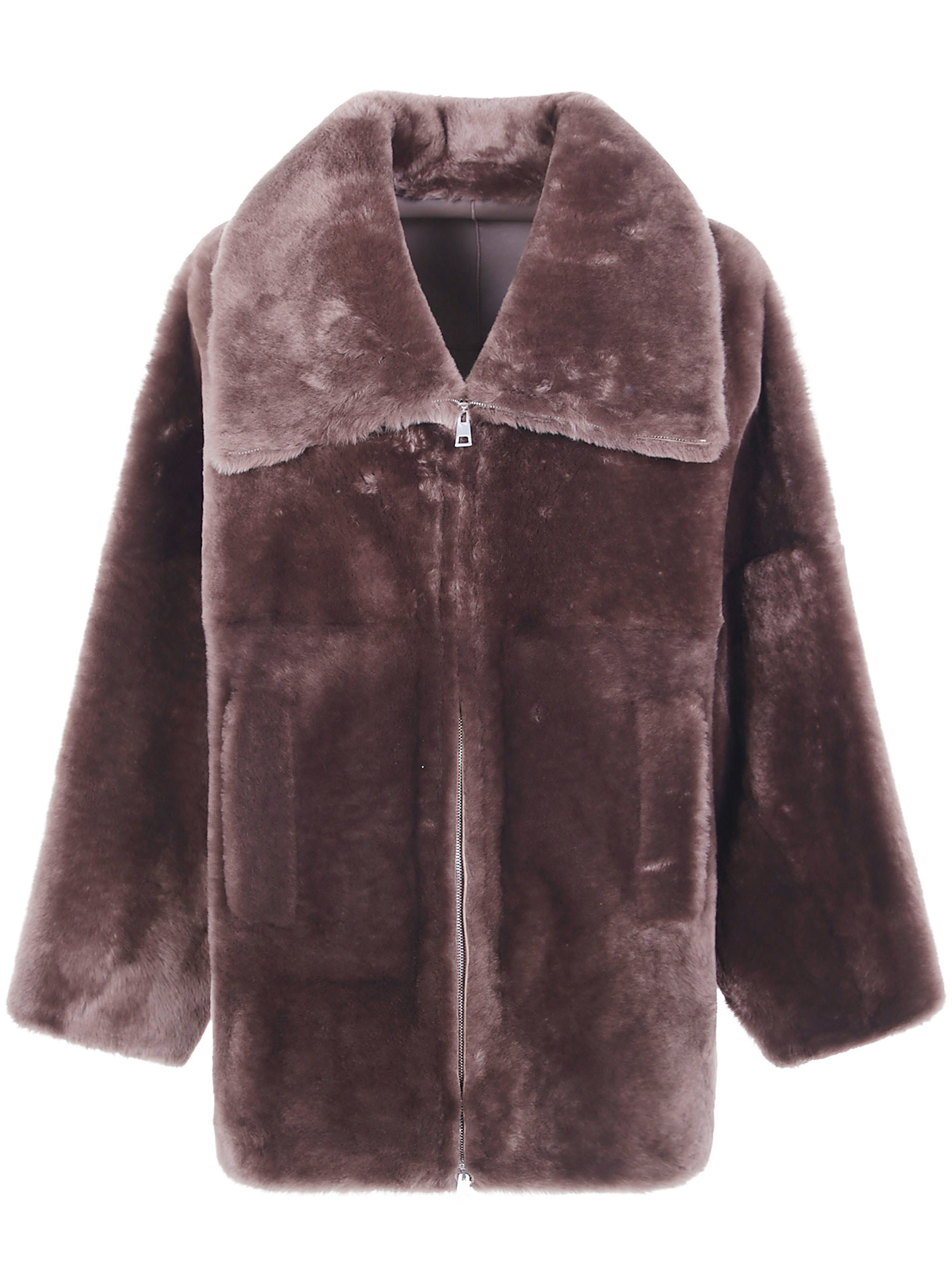 BLANCHA Jacket Straight Merino Shearling