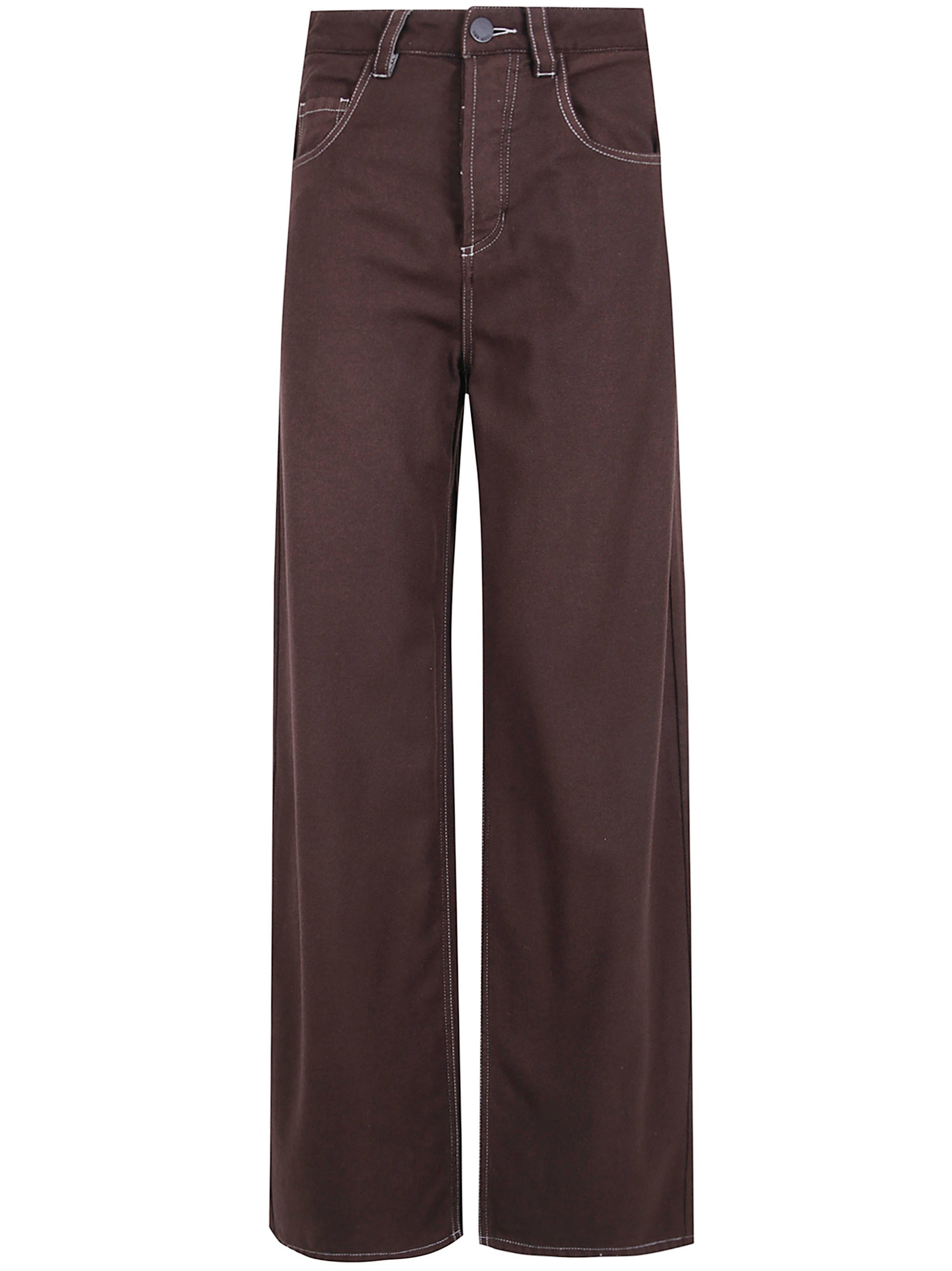 Uma Wang Pants Wool Brown “Phyllis”