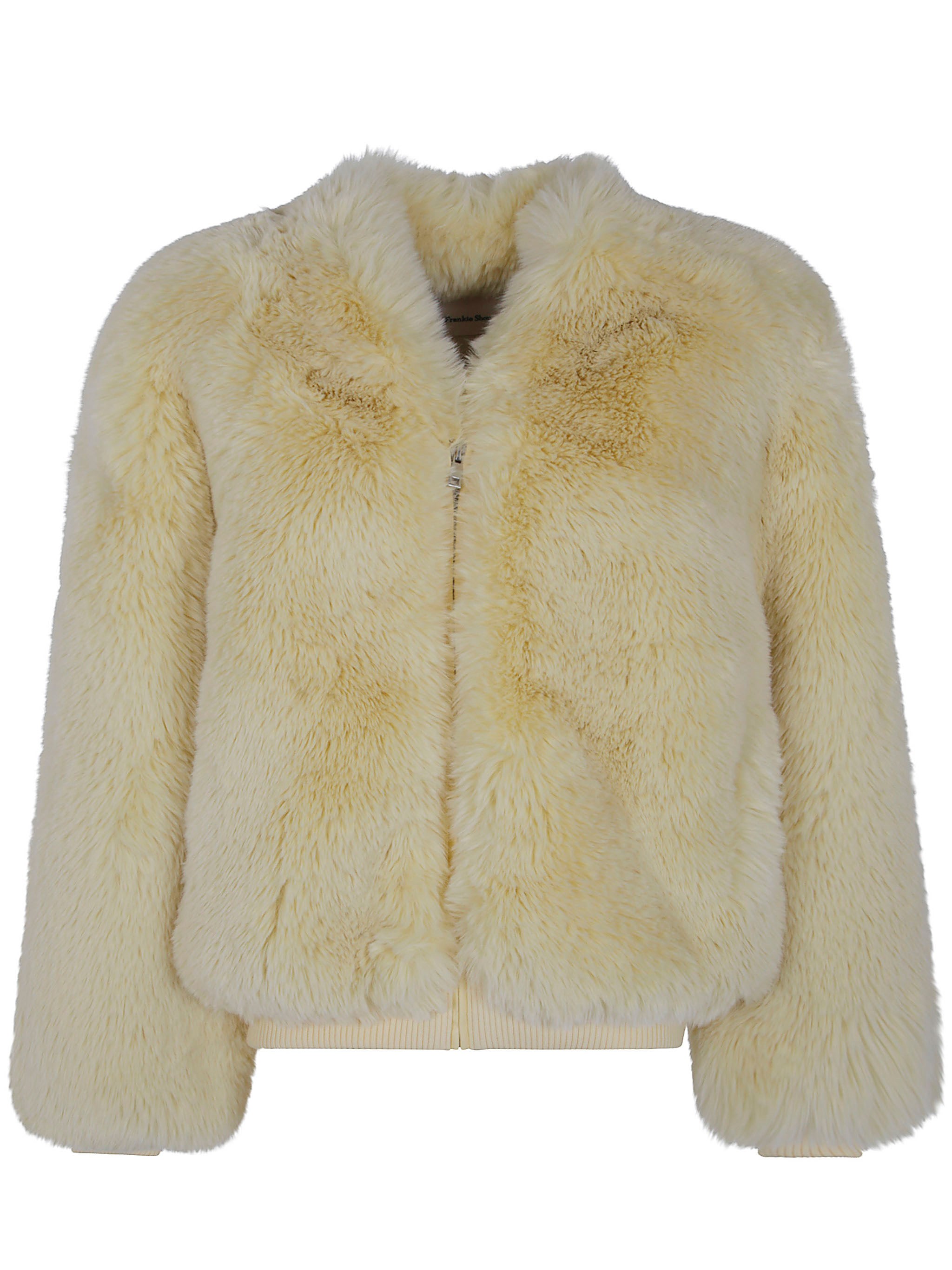 Faux Fur Collarless "Senna" Jacket