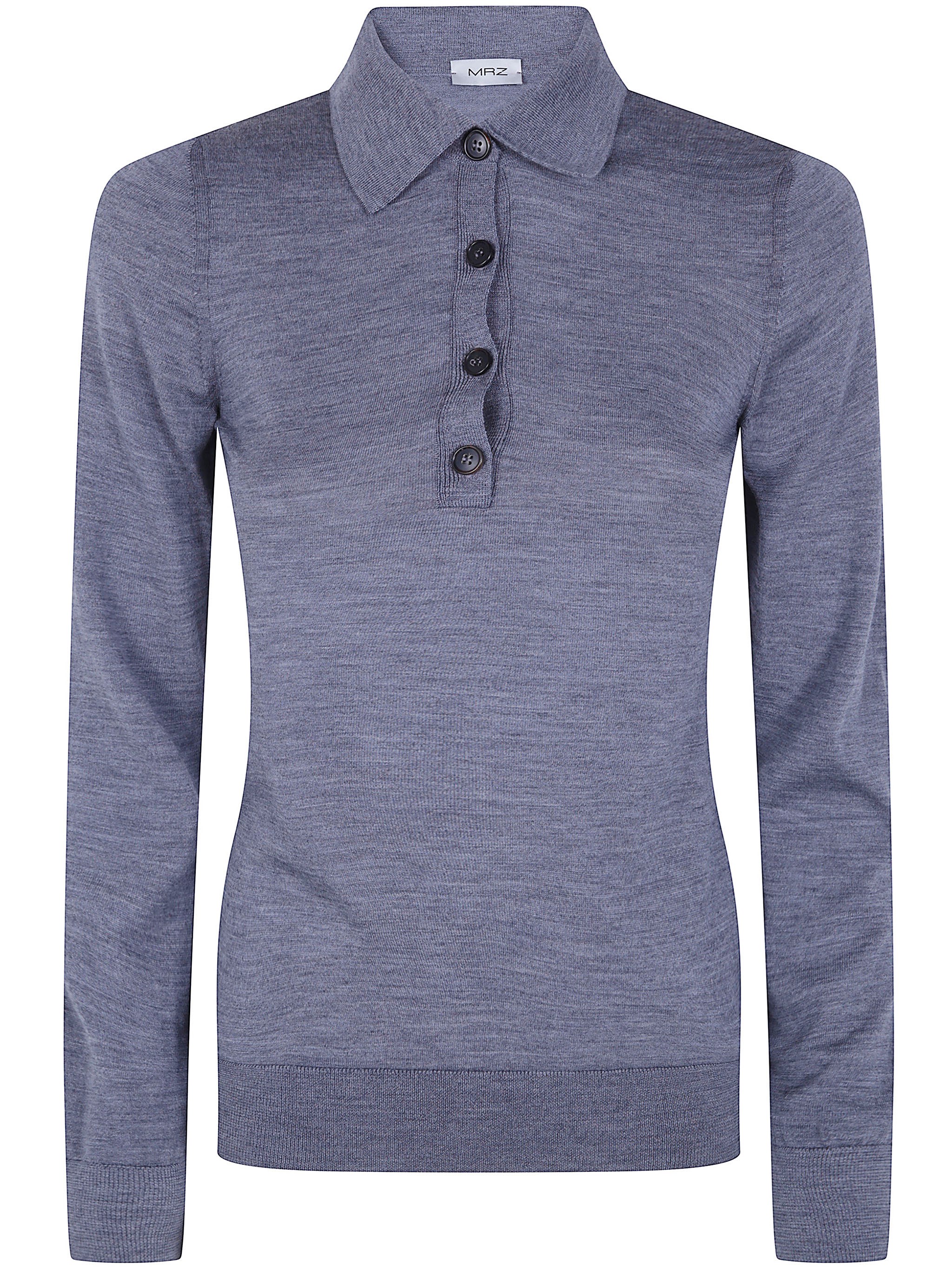 MRZ Sweater Wool 100% Virgin Wool “Long Sleeves Polo Neck”