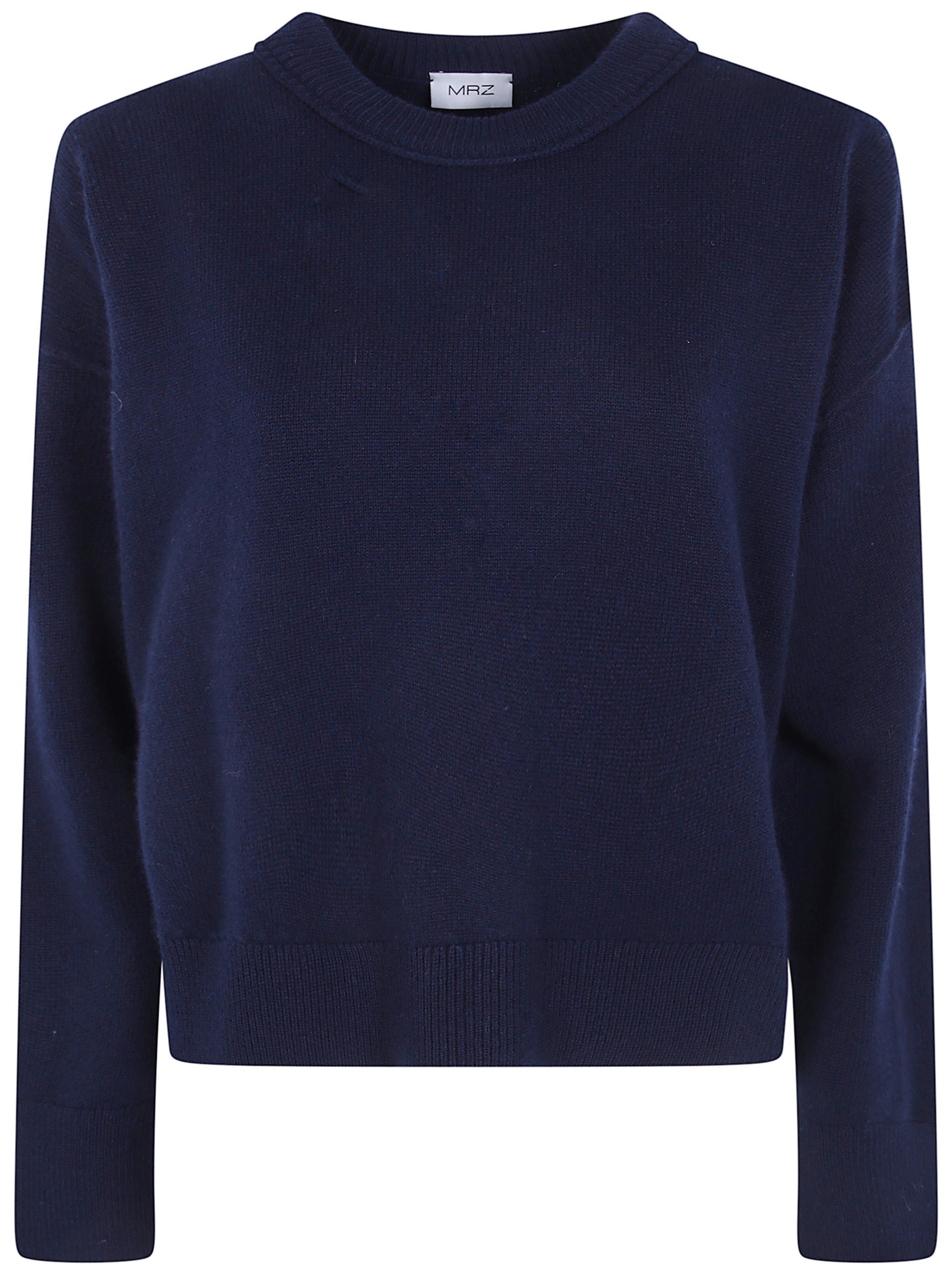 Round Neck "Cropped Oversized" Sweater