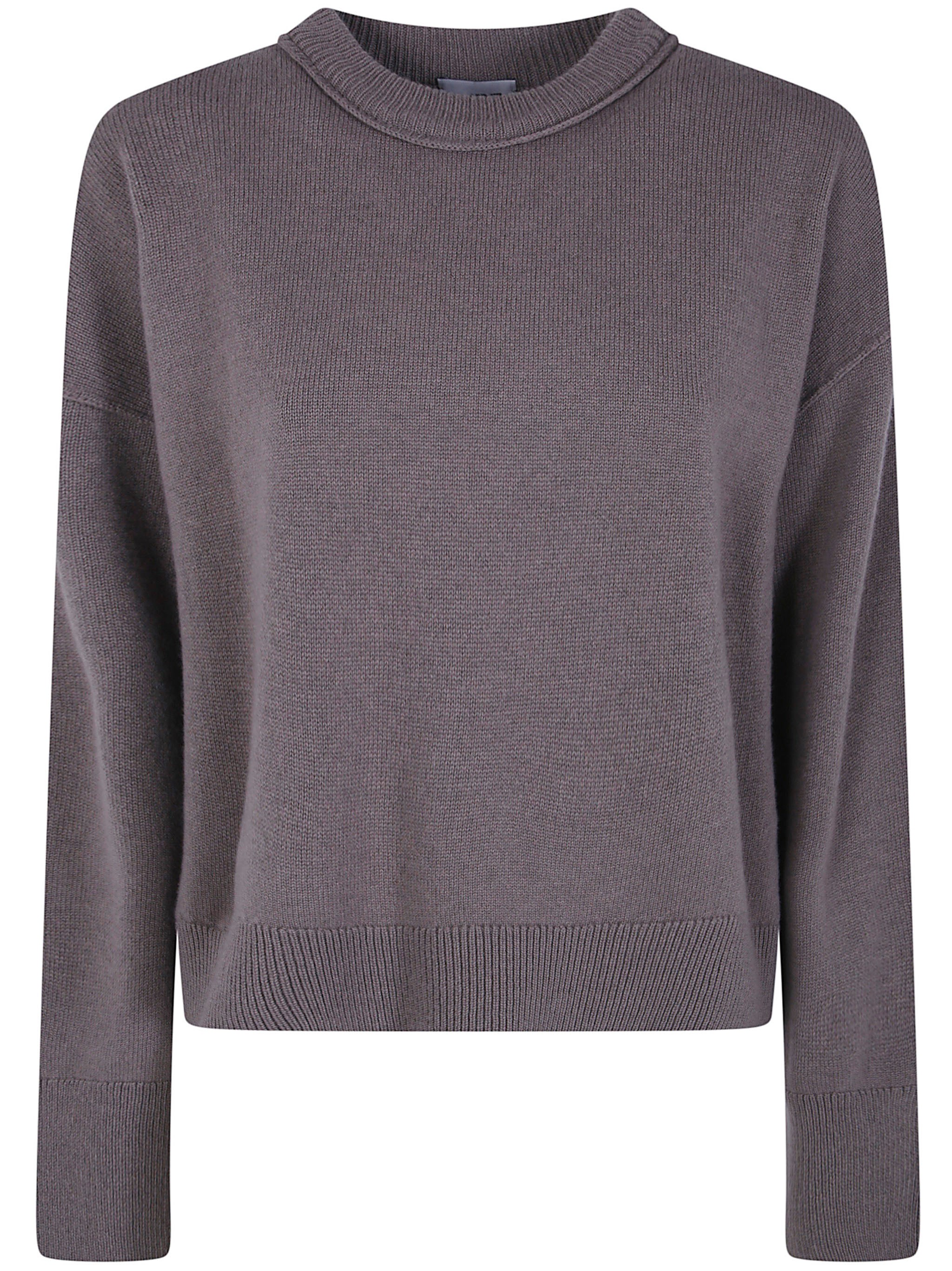 Round Neck "Cropped Oversized" Sweater