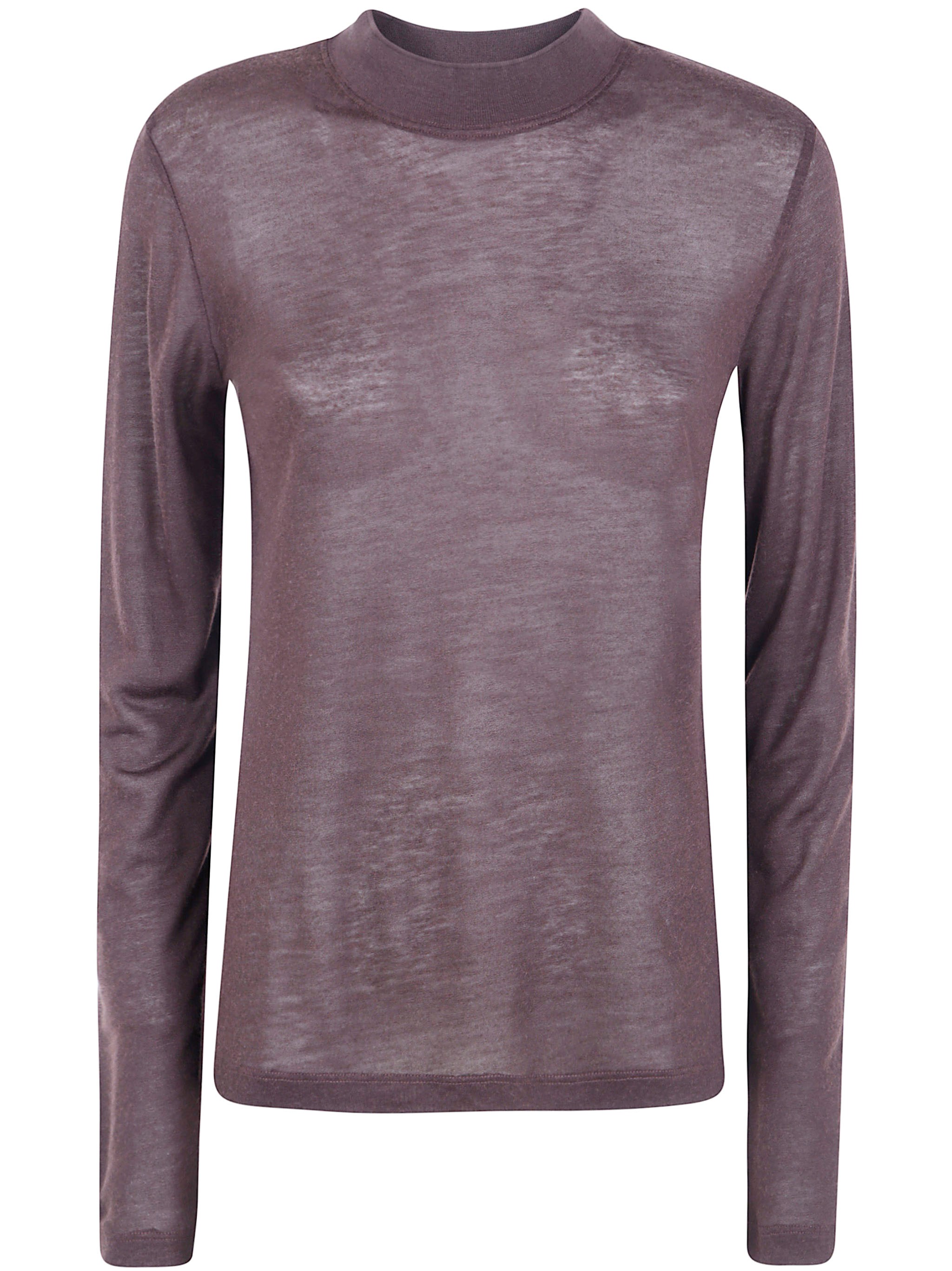 Mock Neck "Lyocell Cashmere" Top