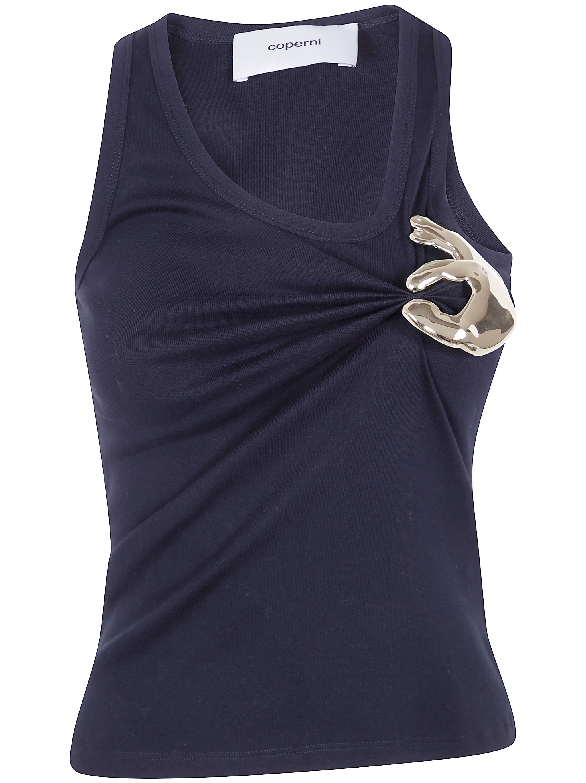 COPERNI Top With Brooch “Emoji”
