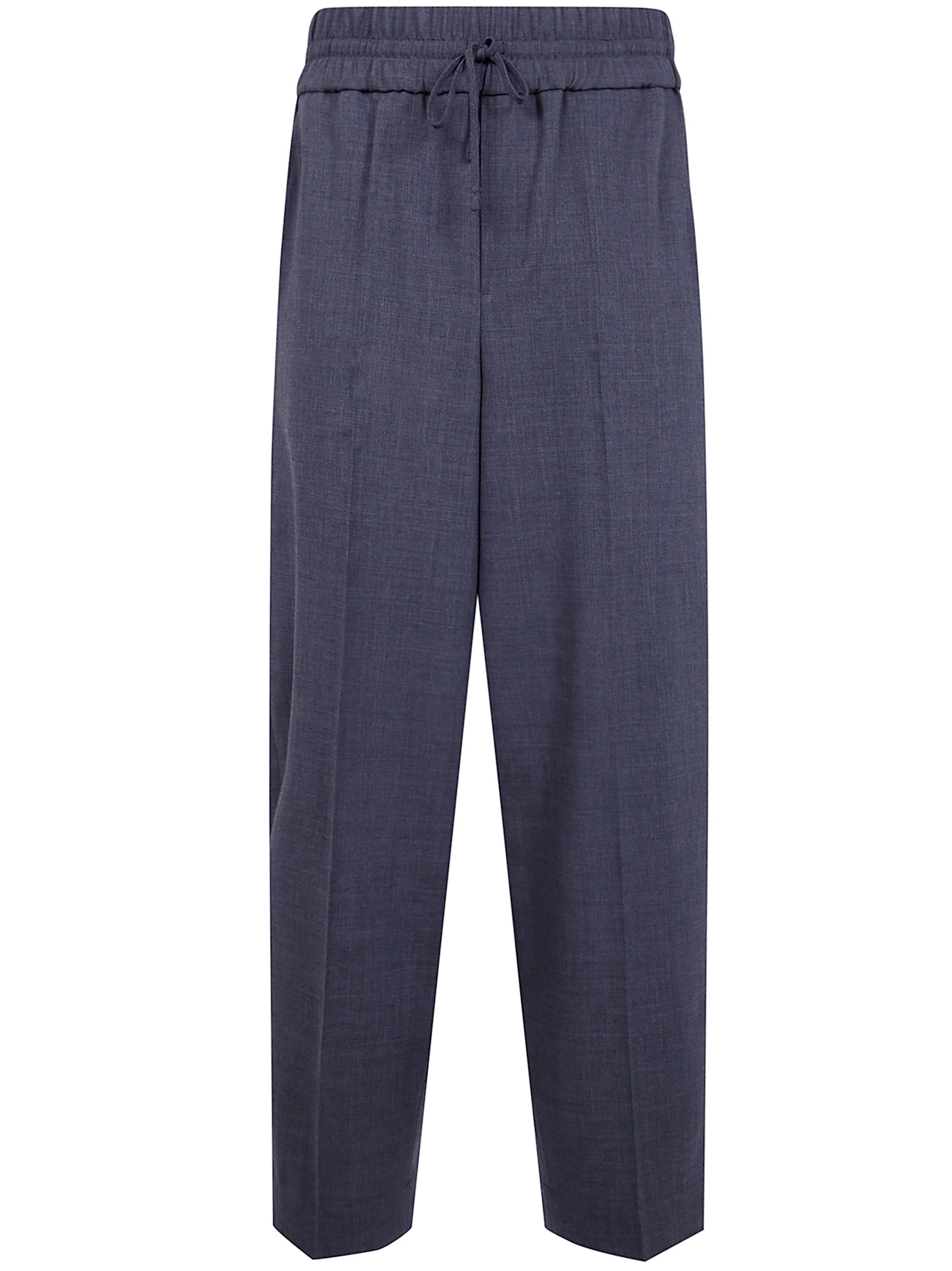 AMI ALEXANDRE MATTIUSSI Trousers Elasticated “Utr918.Wv0211 A189”