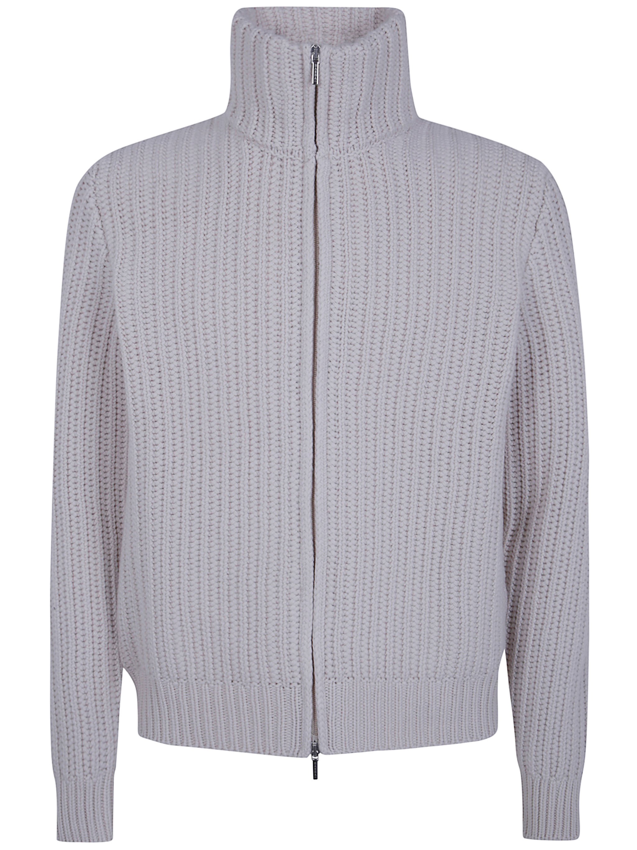 BARBA NAPOLI Sweater Full Zip “Wool Cashmere Viscose”