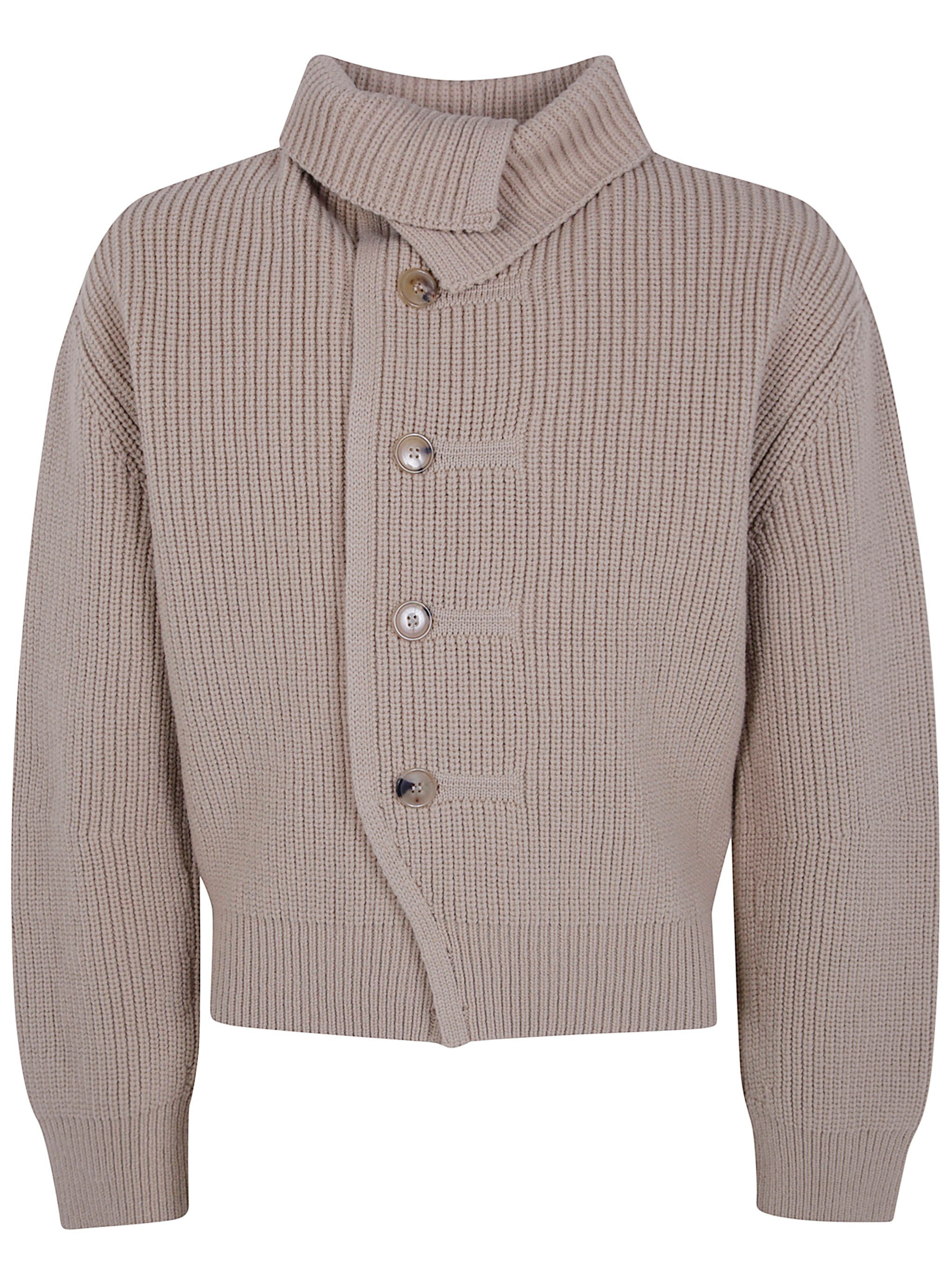 Dries Van Noten Sweater Wool Beige "Marino"