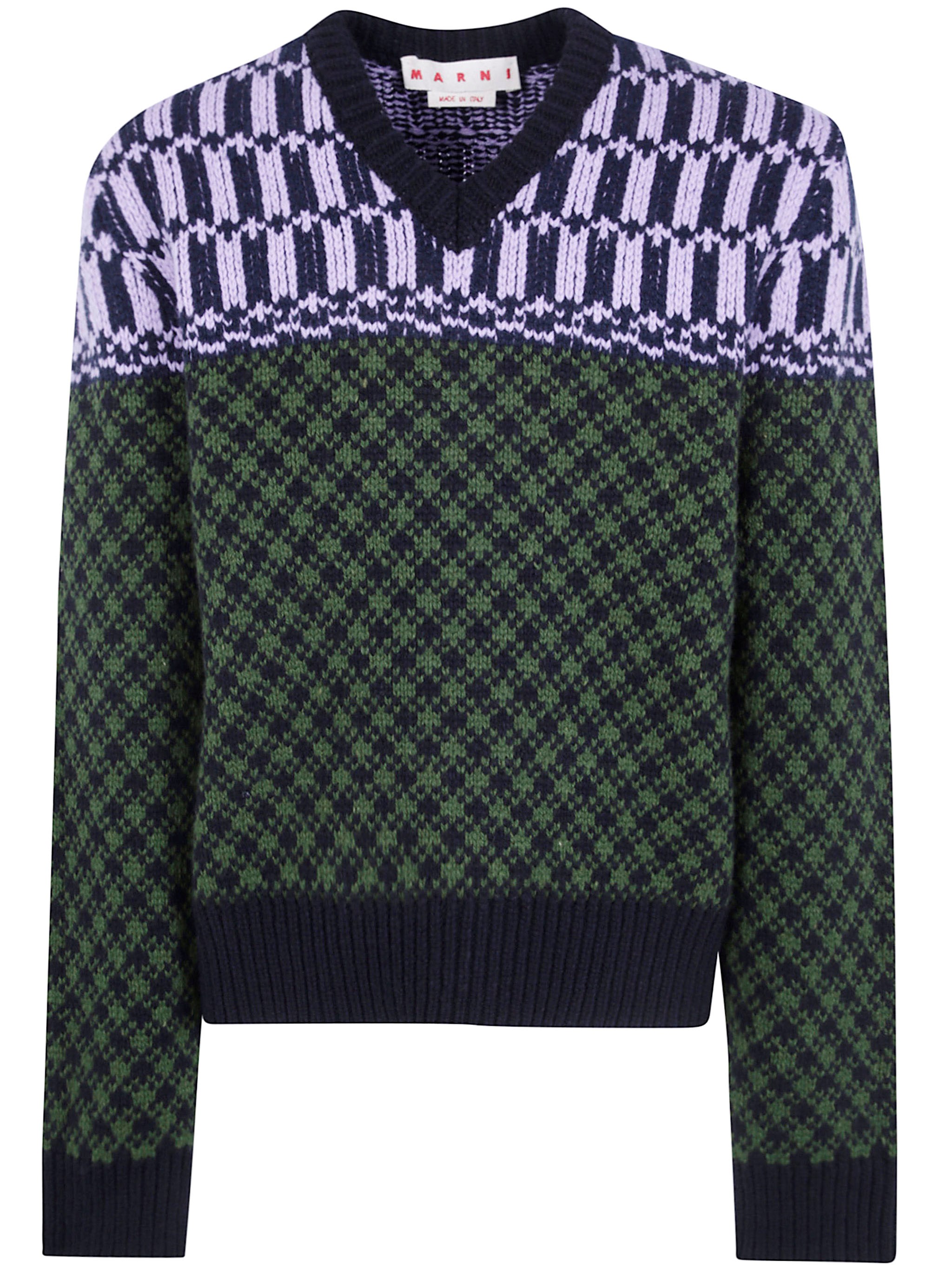 MARNI Sweater V Neck “Cvmg0157q0.Ufh101”