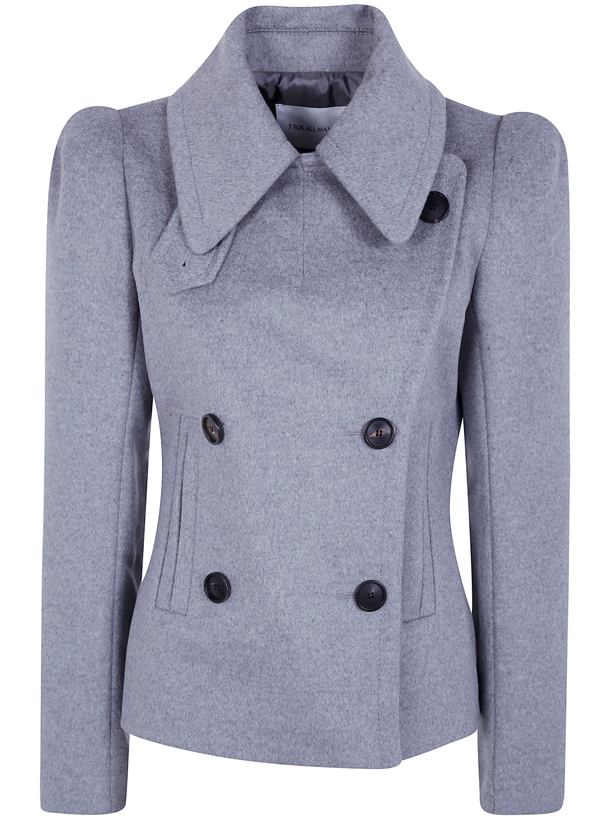 Double Breasted "High Shoulder" Jacket