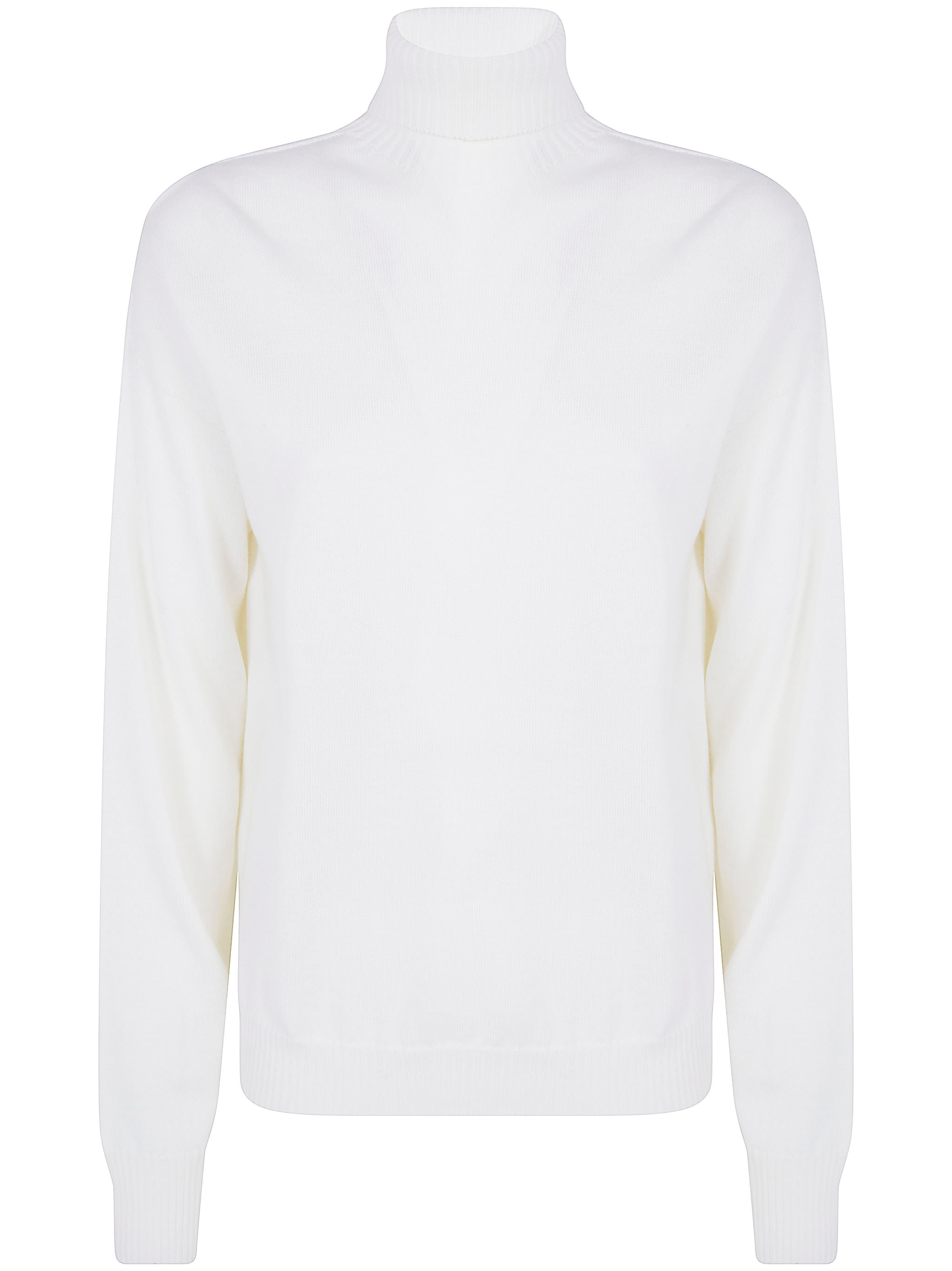 Turtle Neck "L1D105R 115 Milk" Sweater