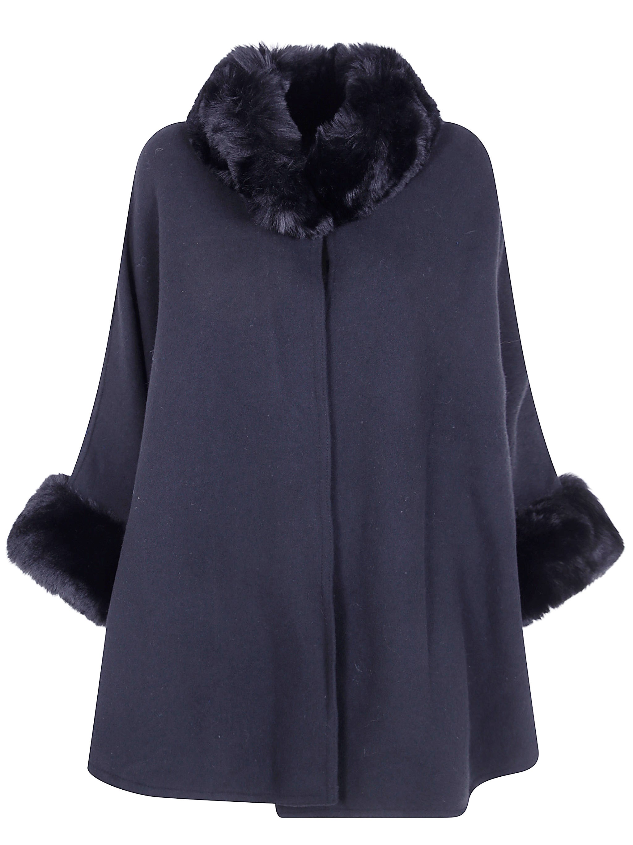 TWINSET Coat With Fur Trim "Ponch0"