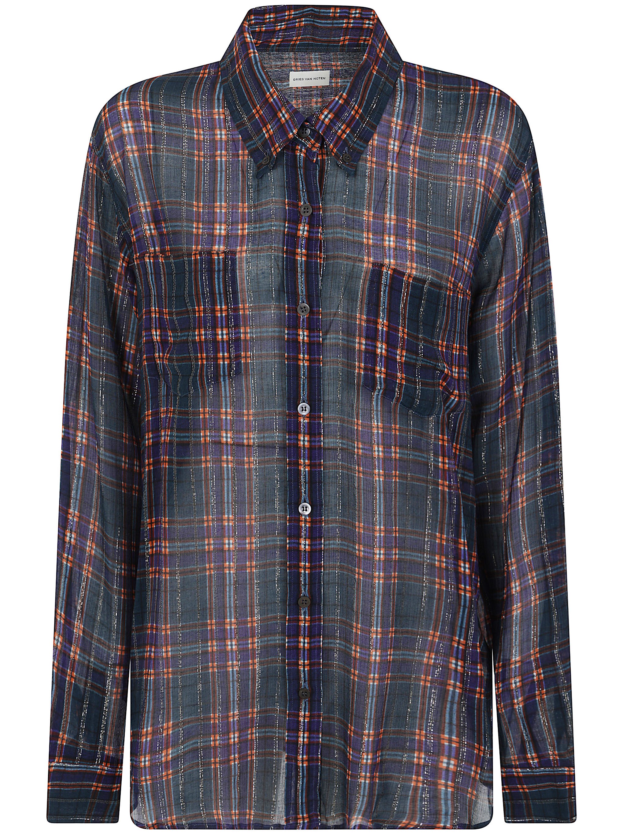 Dries Van Noten Shirt Plaid "Cheers"