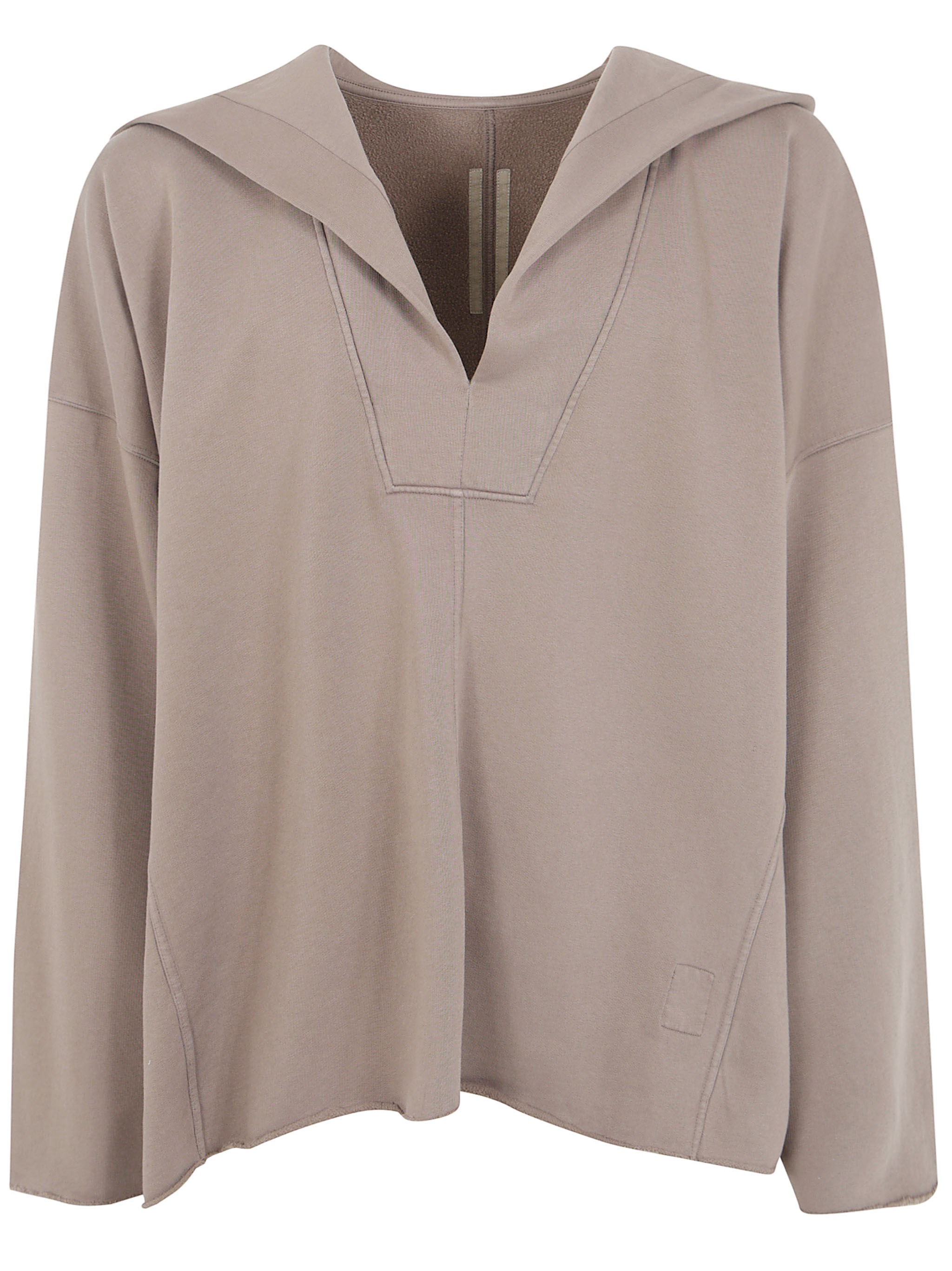 RICK OWENS DRKSHDW Sweatshirt Hooded “Ls Kaftan Hip”