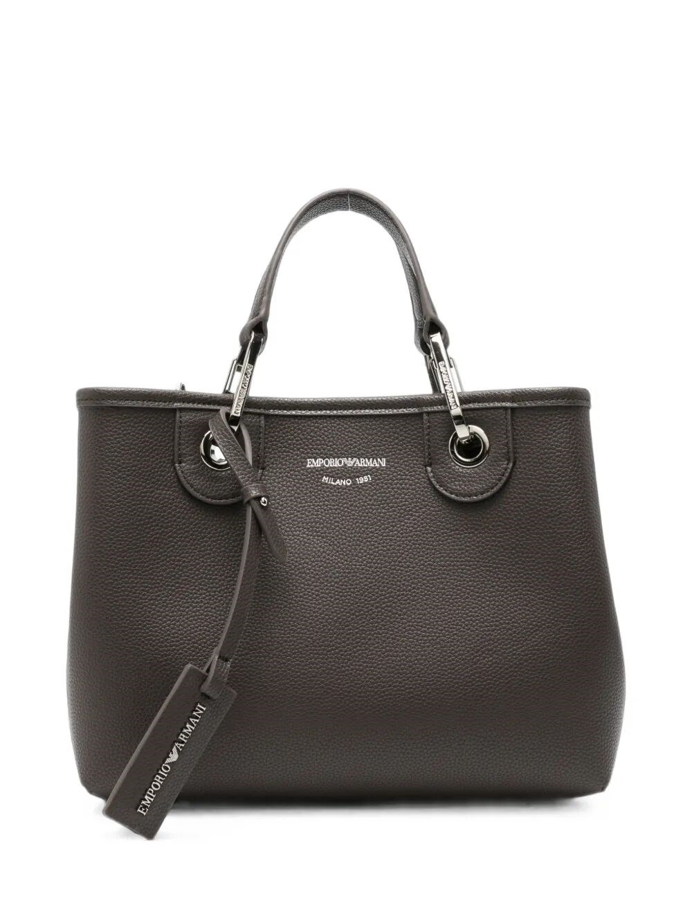 EMPORIO ARMANI Handbag Gray Shopping Bag