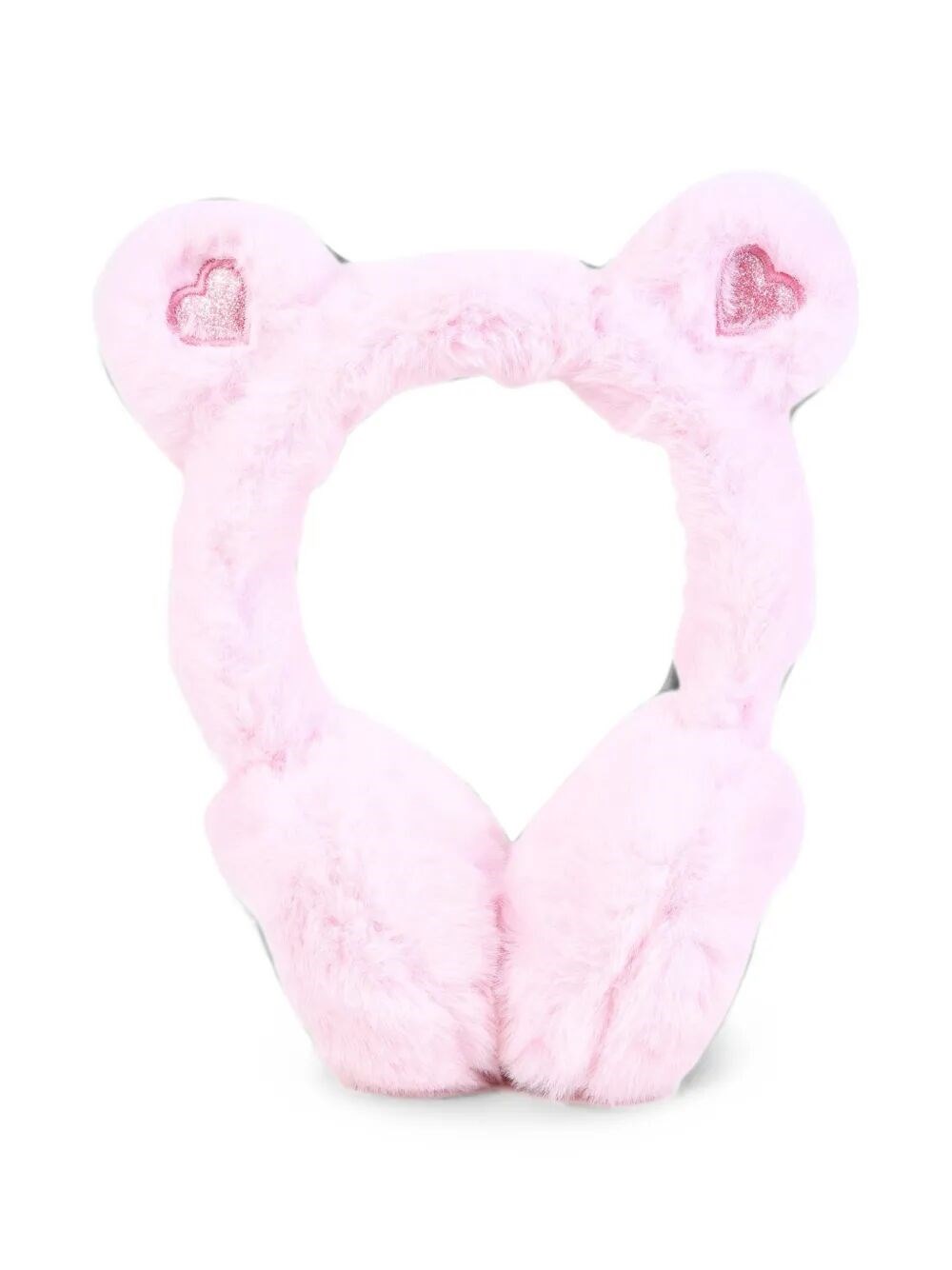Billieblush Hat Furry Hearts "kid Girl Party" In Pink