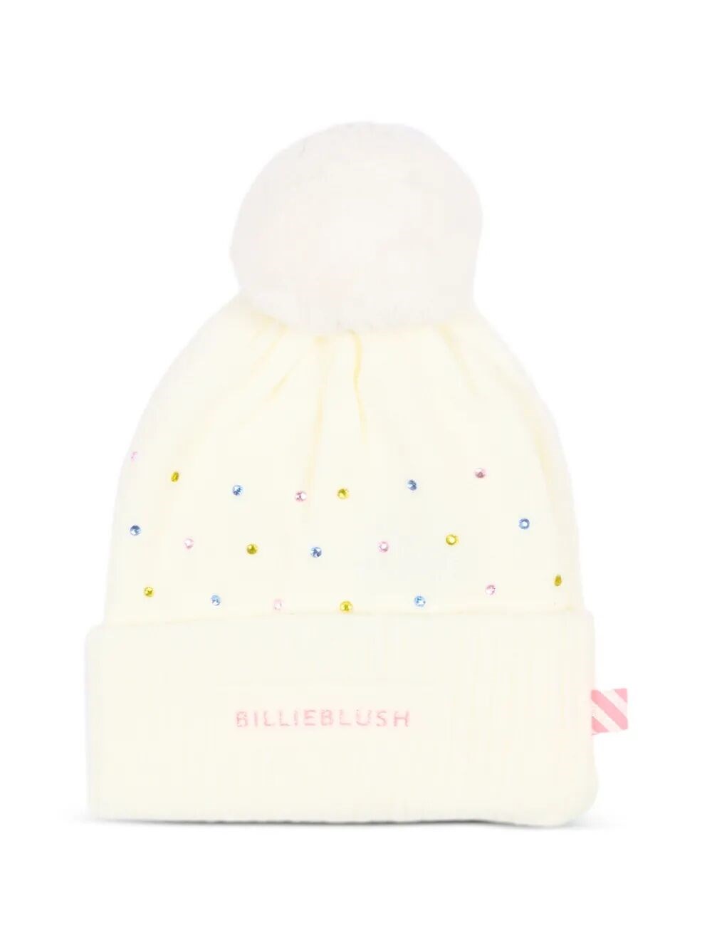 Billieblush Hat Pom-pom "kid Girl Fall" In White
