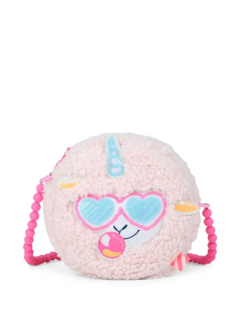 Billieblush Kids' Bag With Unicorn Face And Sunglasses In Pink