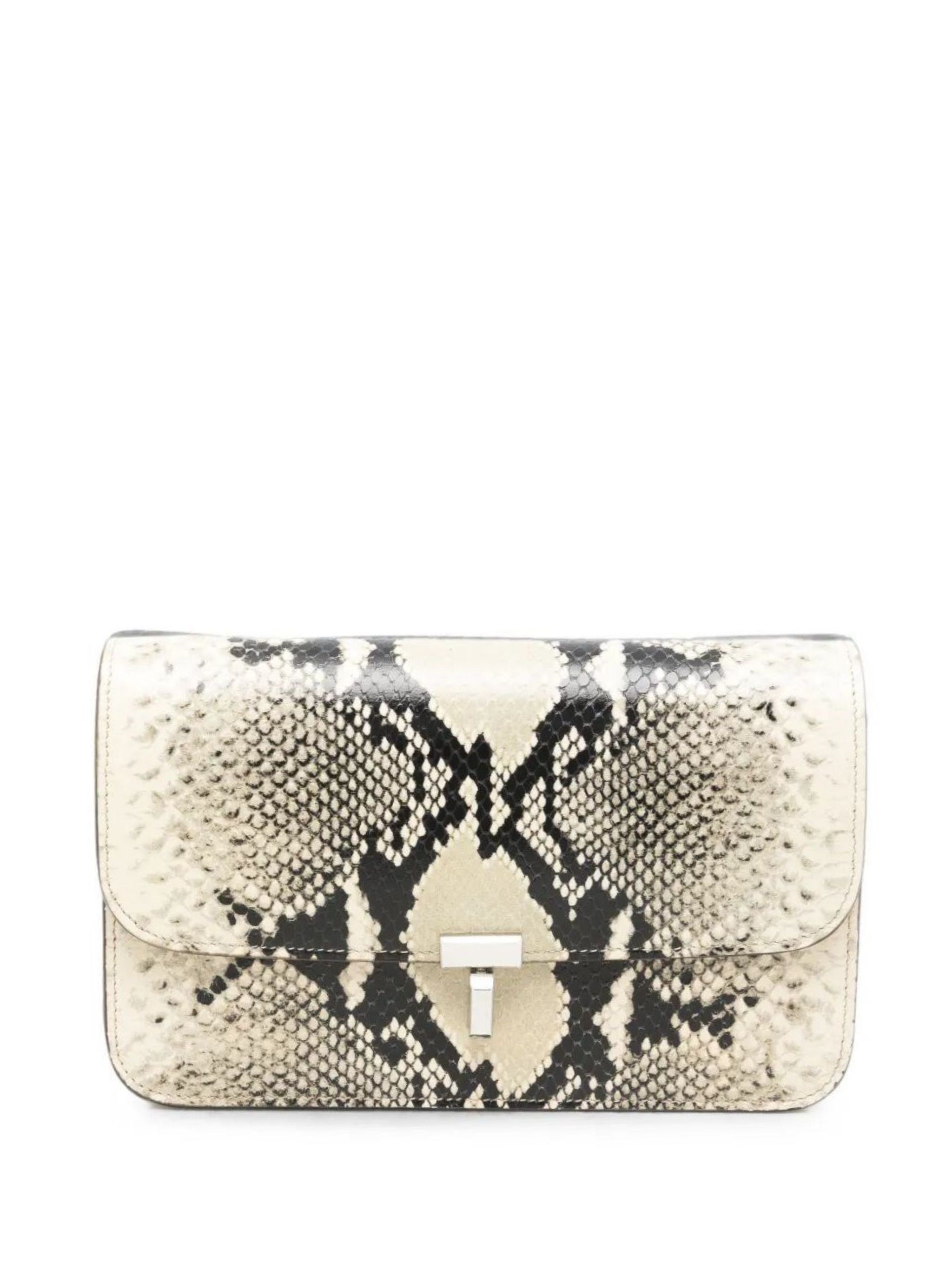 TOTEME Crossbody Bag Python Embossed “T-Lock”